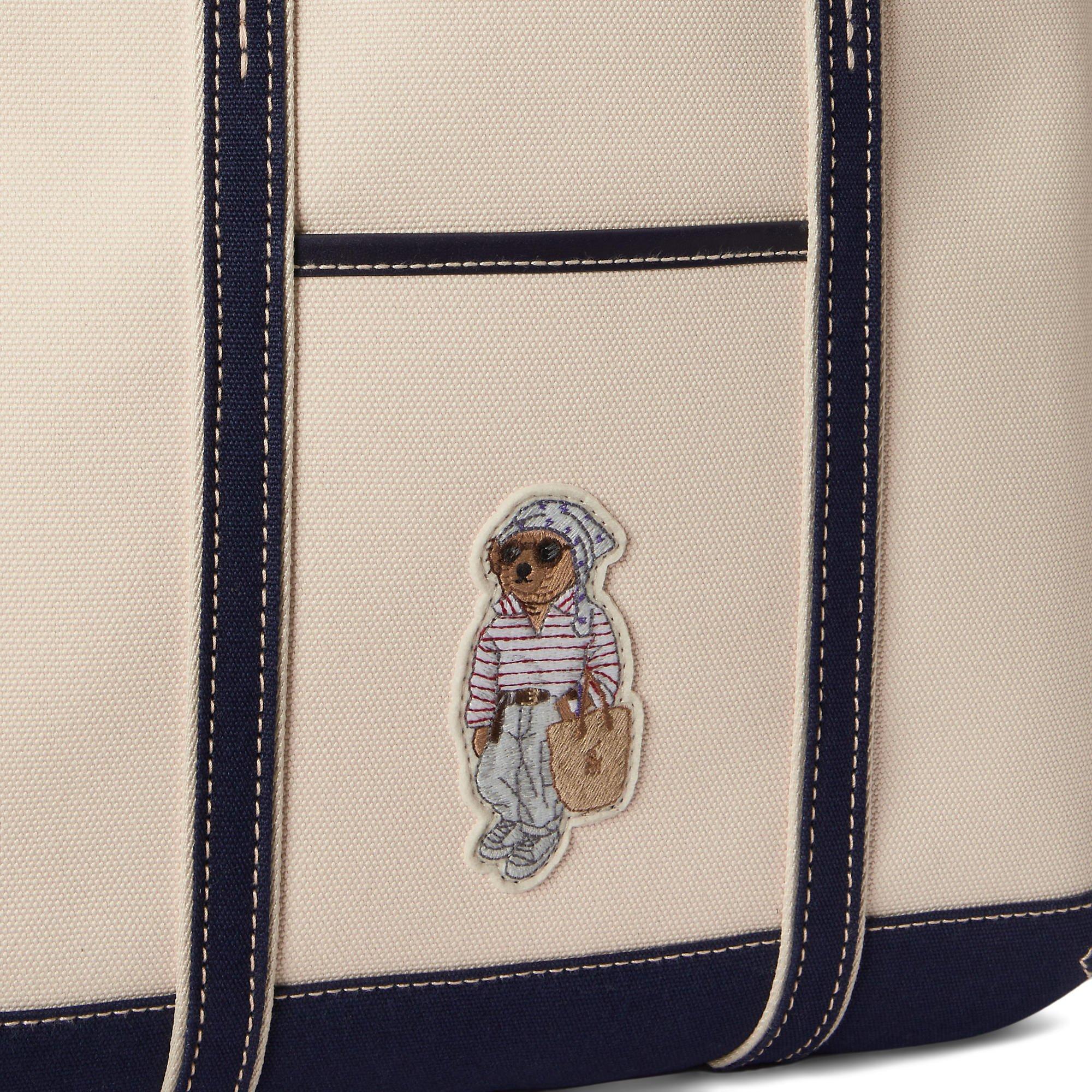 ECRU/INDIGO SKY - Polo Ralph Lauren - Polo Bear Tote Ld62 - 4