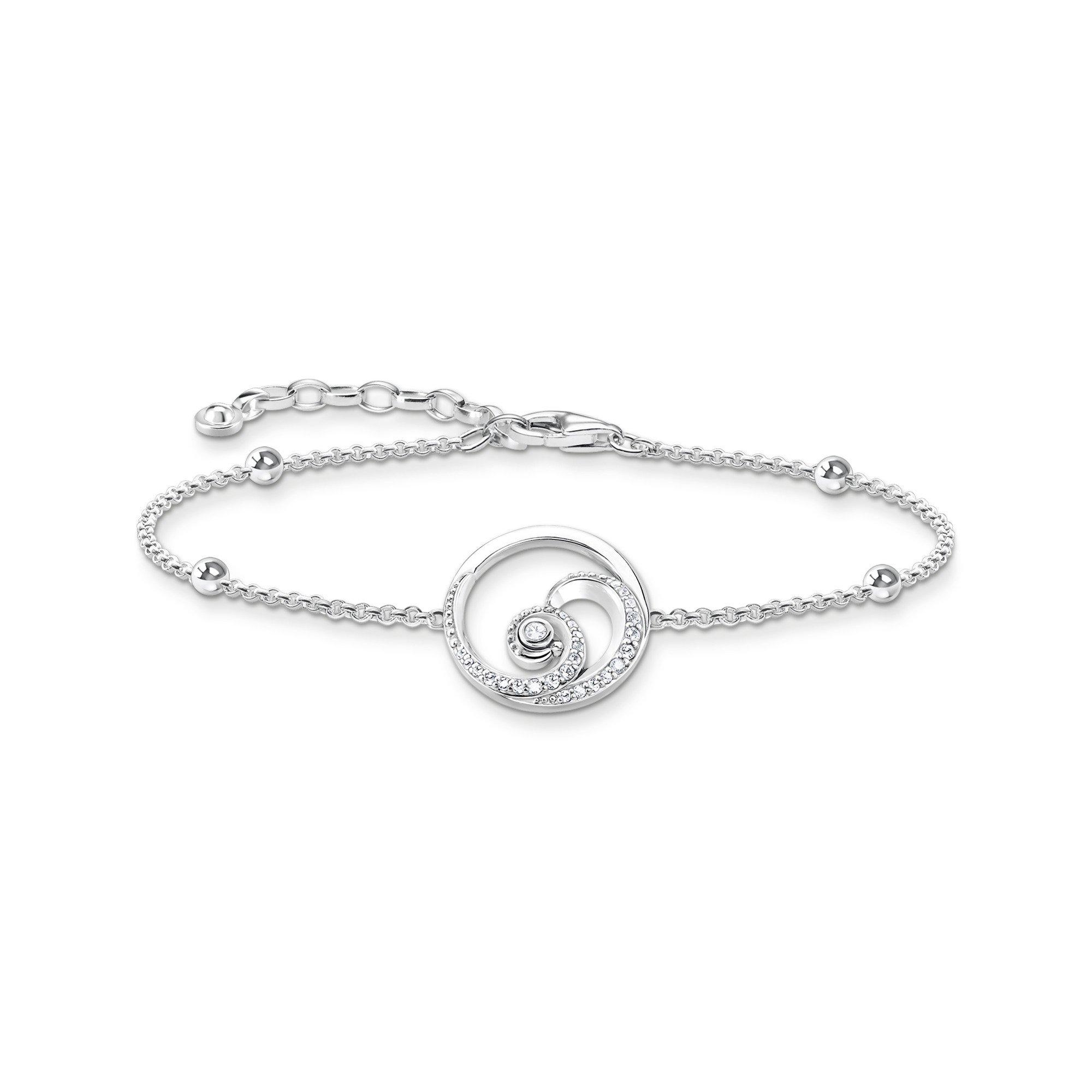 Silver - Thomas Sabo - THOMAS SABO Ocean Vibes Wave Bracelet - 1