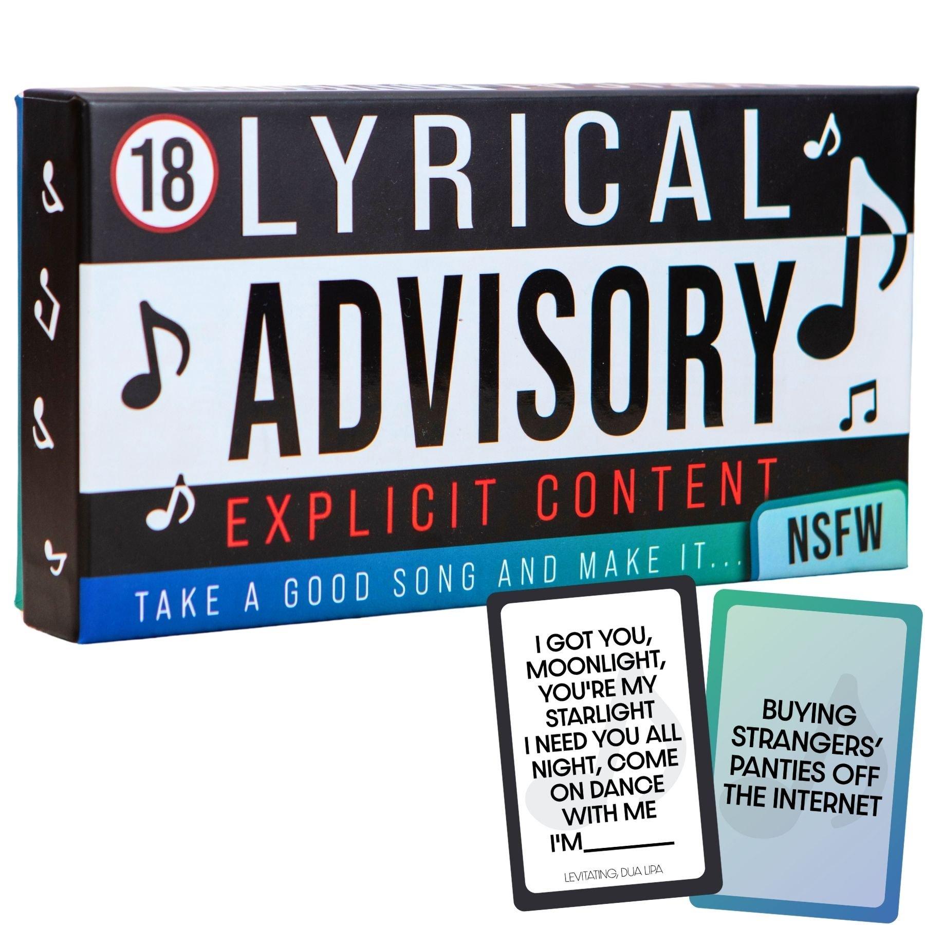 Multi - Boxer Gifts - Lyrical Advisory - The NSFW Music Party Game - 1