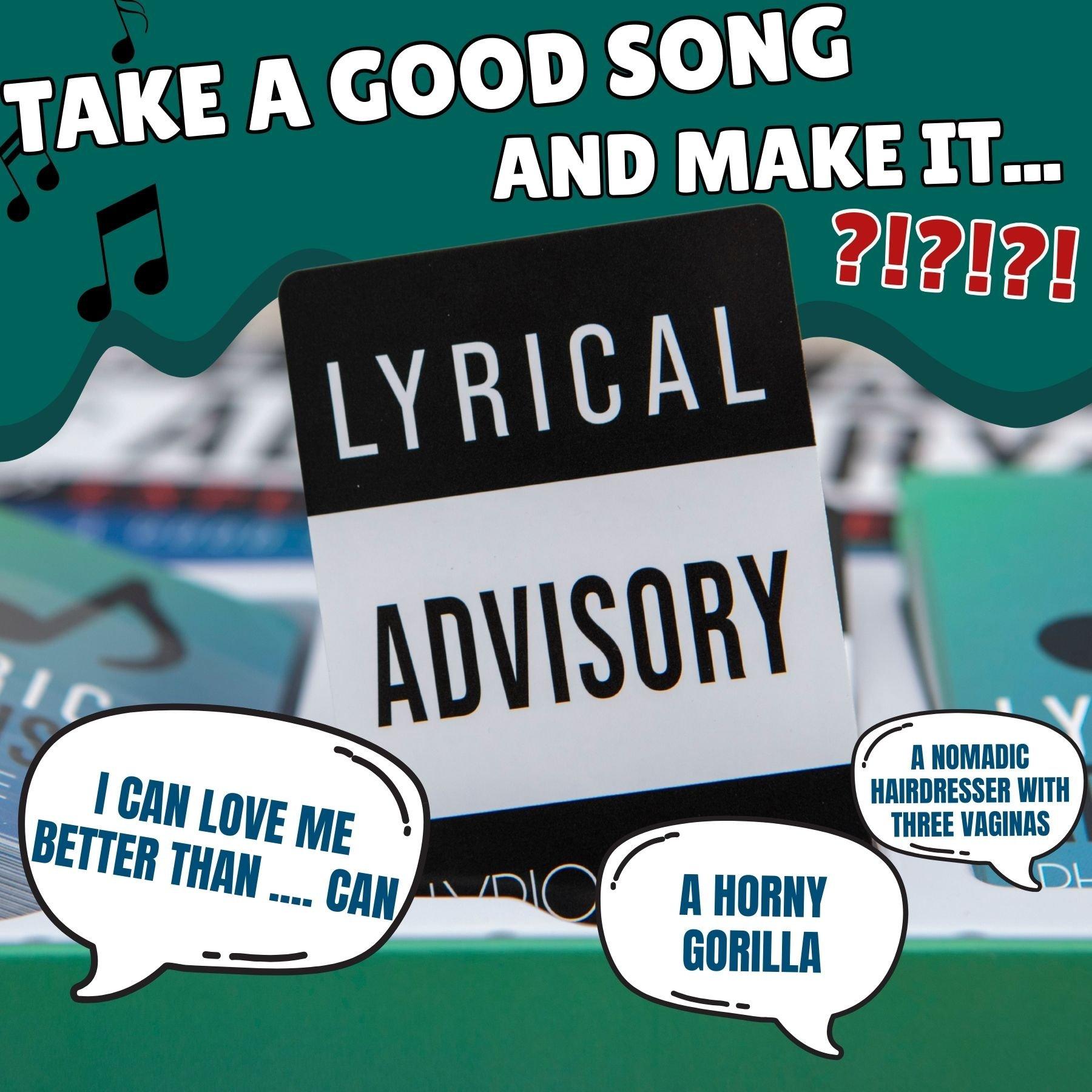 Multi - Boxer Gifts - Lyrical Advisory - The NSFW Music Party Game - 2