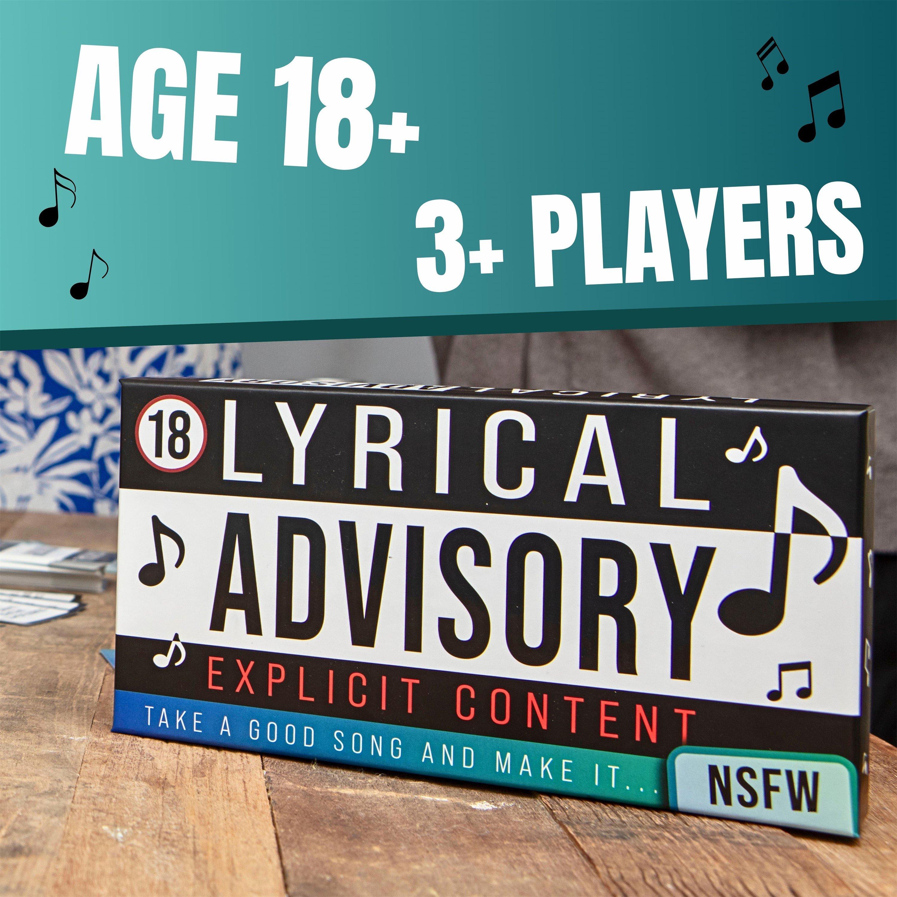 Multi - Boxer Gifts - Lyrical Advisory - The NSFW Music Party Game - 6