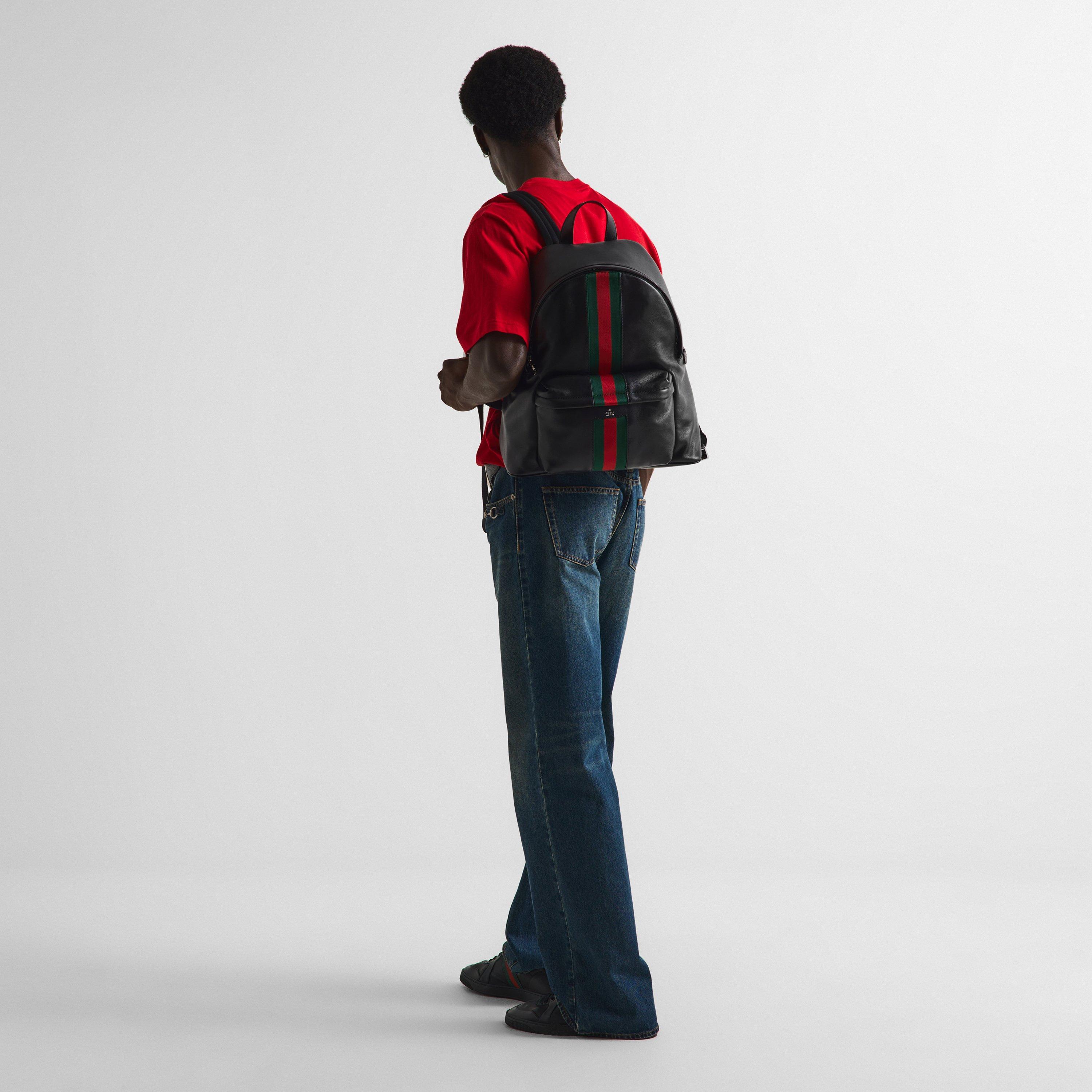 Black - Gucci - Men's Backpack - 6