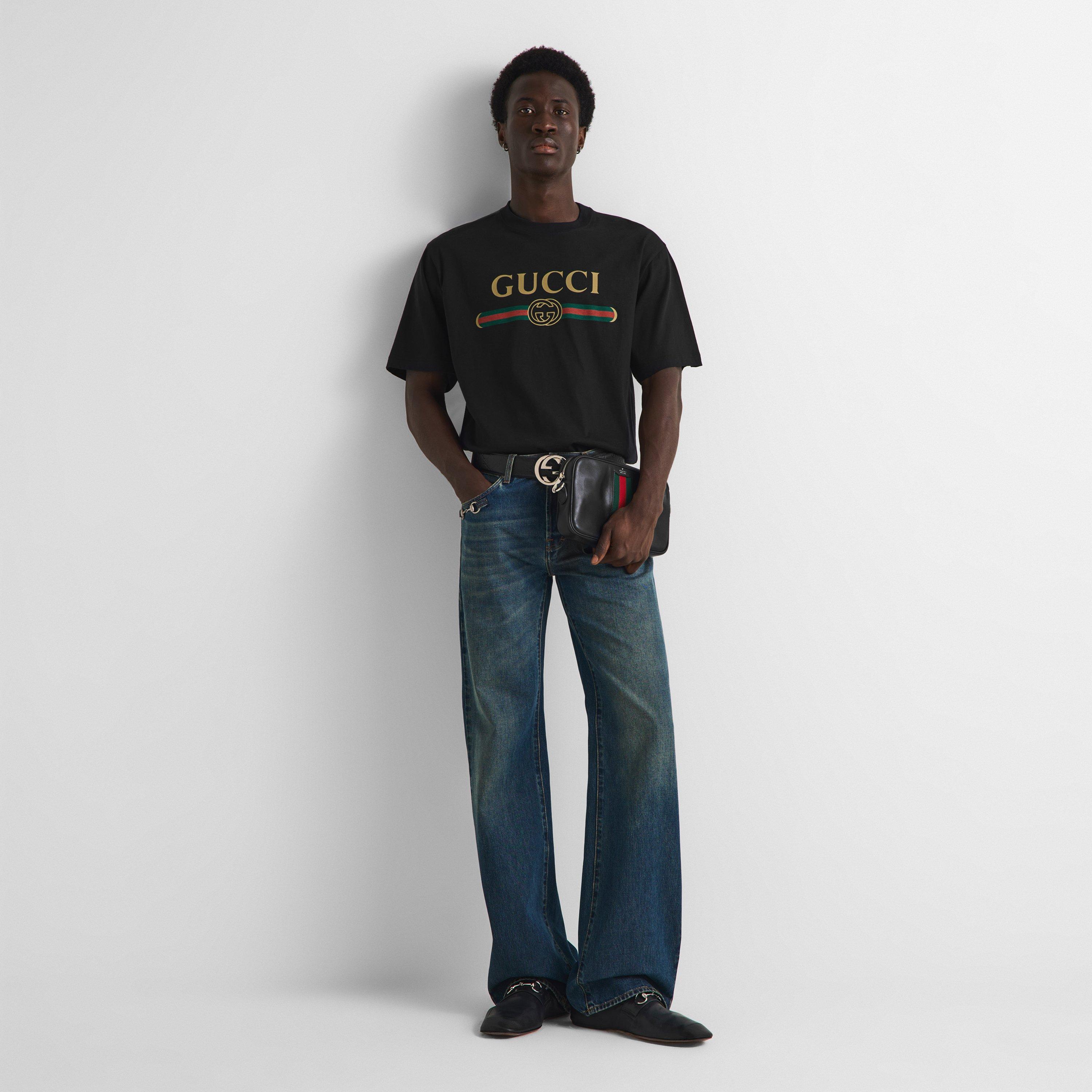 Black - Gucci - Men's Cross Body Bag - 6