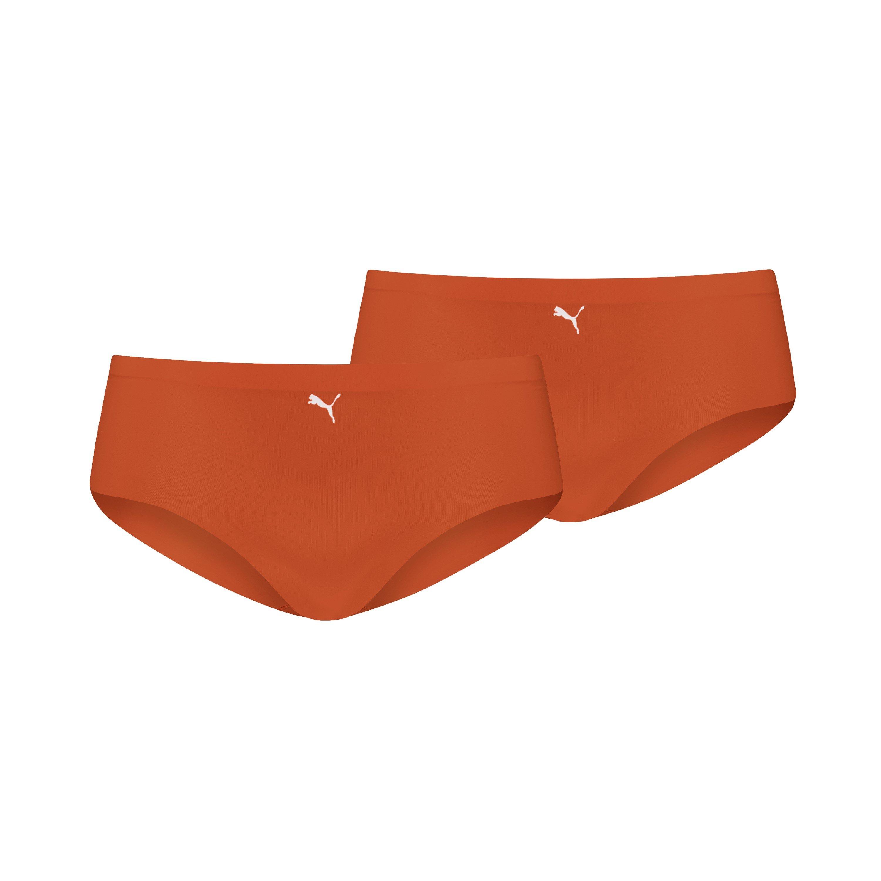 Flame Orange - Puma - Women's Seamless Hipster Brief - 1