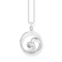 Thomas Sabo Ocean Vibes Wave Pendant Necklace