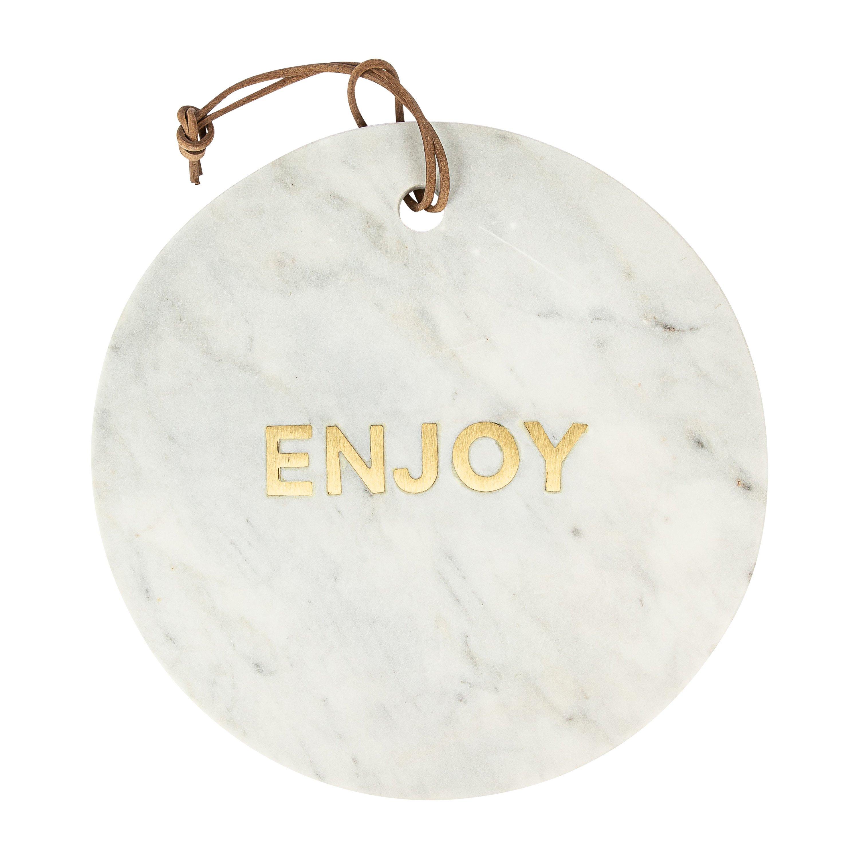 White - Artesa - Artesa Round Marble Board 25.5cm Gift Tagged - 1