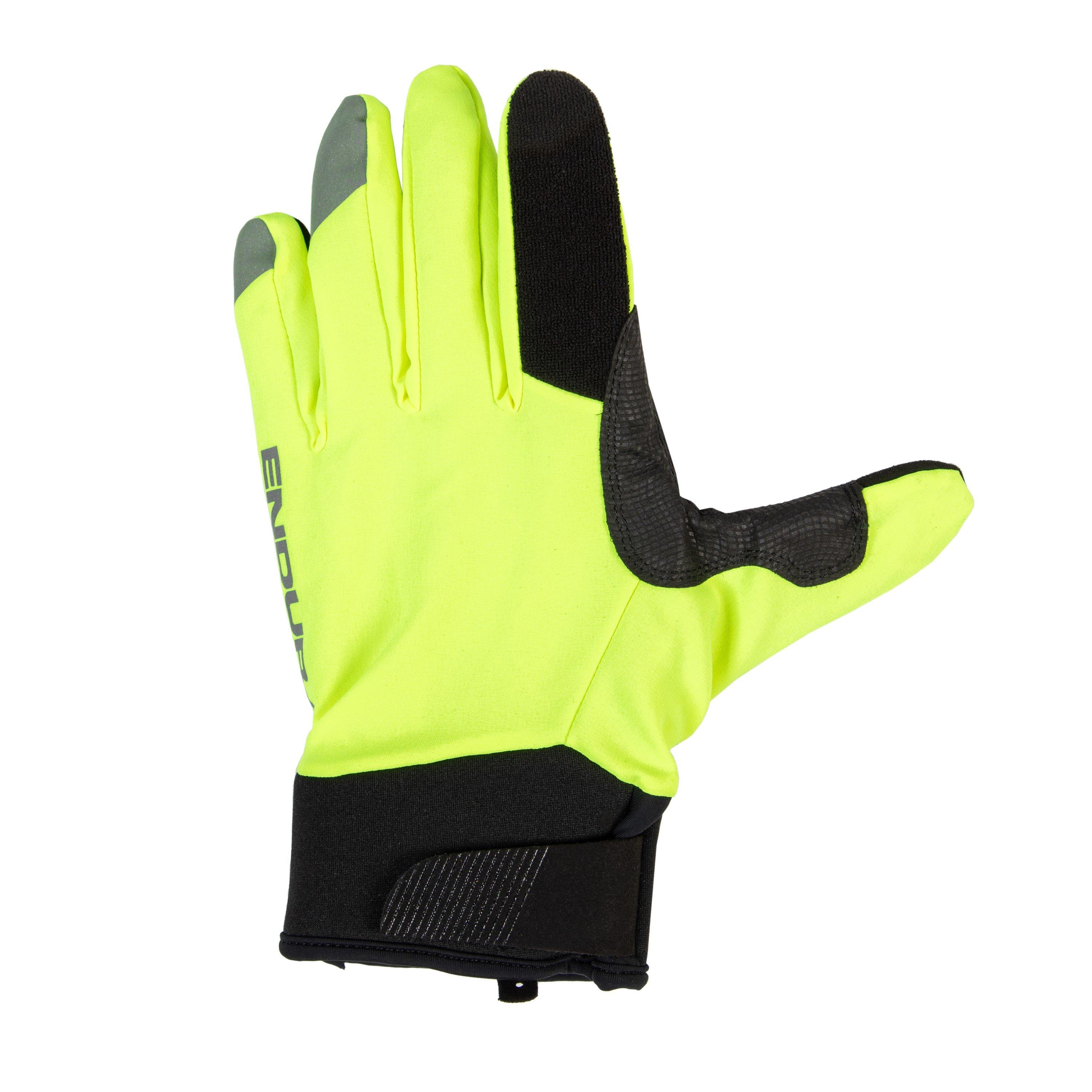 Hi Viz Yellow - Endura - Women's Waterproof Cycling Gloves - 3
