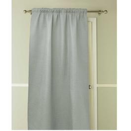 Country Club Door Curtain Aria Embossed Thermal  - Grey