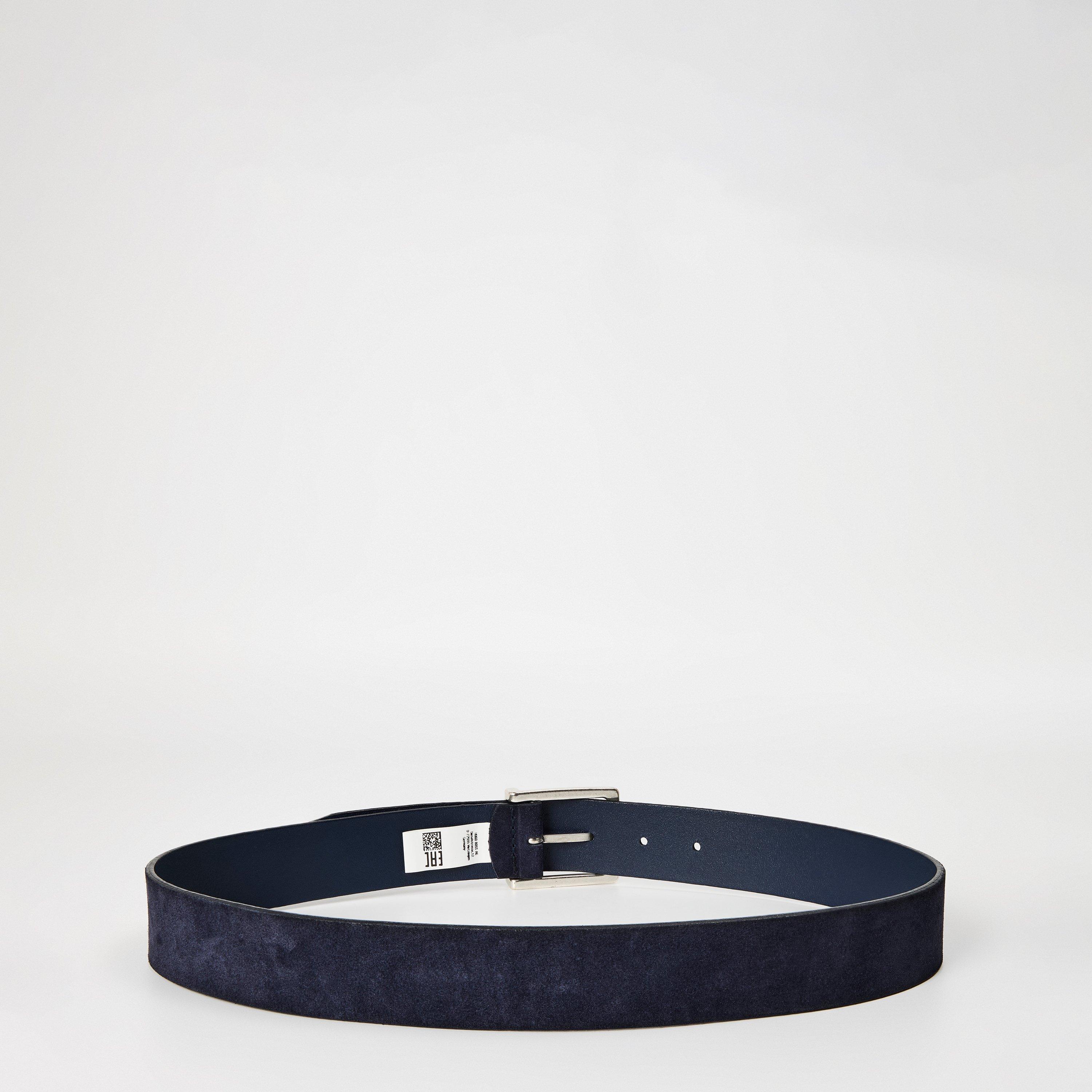 Dark Blue - Boss - Men's Rudy Leather Belt - 2