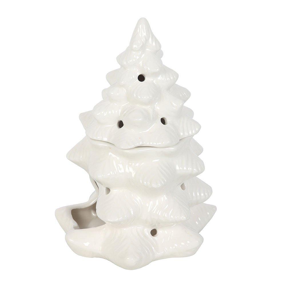 White - Something Different - White Fir Tree Oil Burner and Wax Warmer - 4