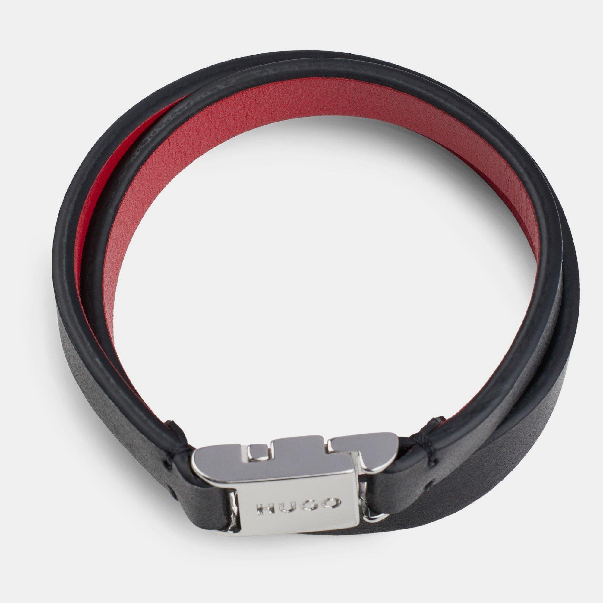 Black - Hugo - Men's E Doubleband Jewellery Set - 3