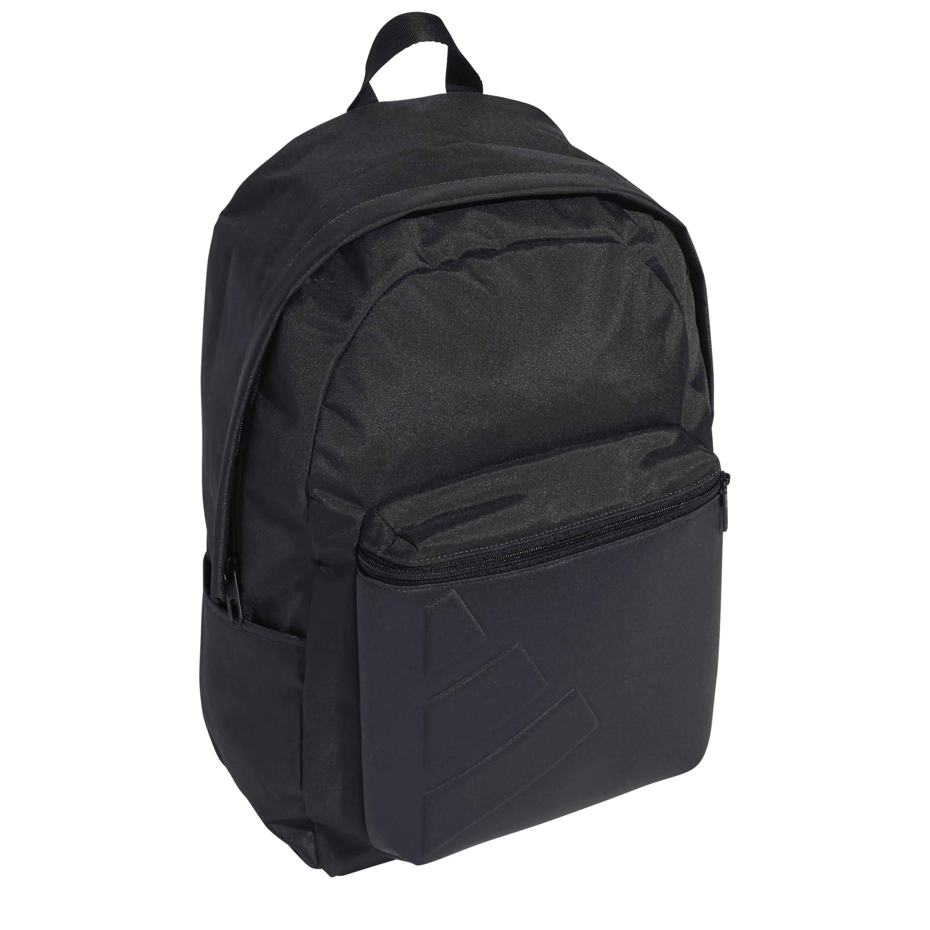 Black - adidas - Essentials Embossed Logo Backpack Adults - 3