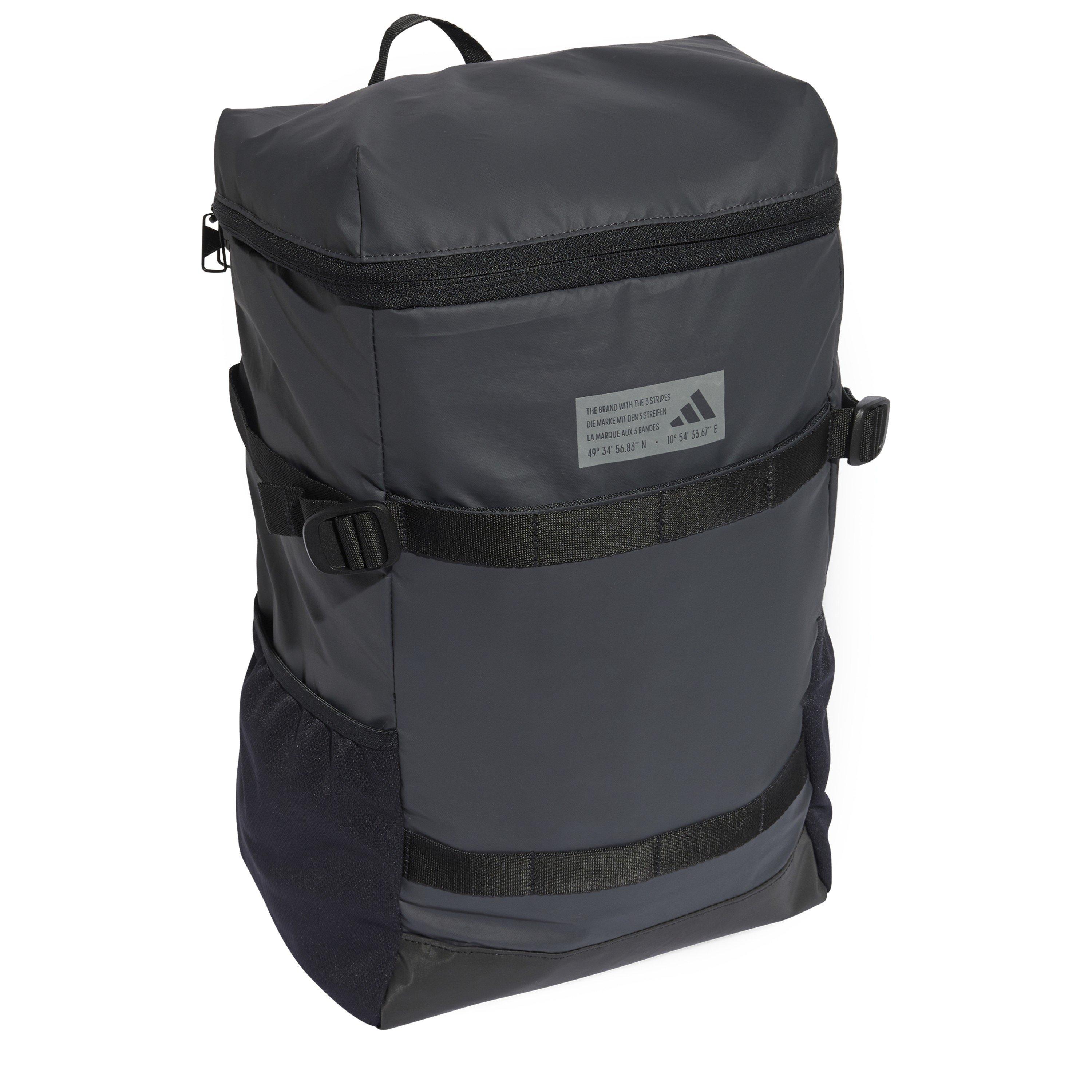 Black - adidas - Adults Hybrid Backpack - 3