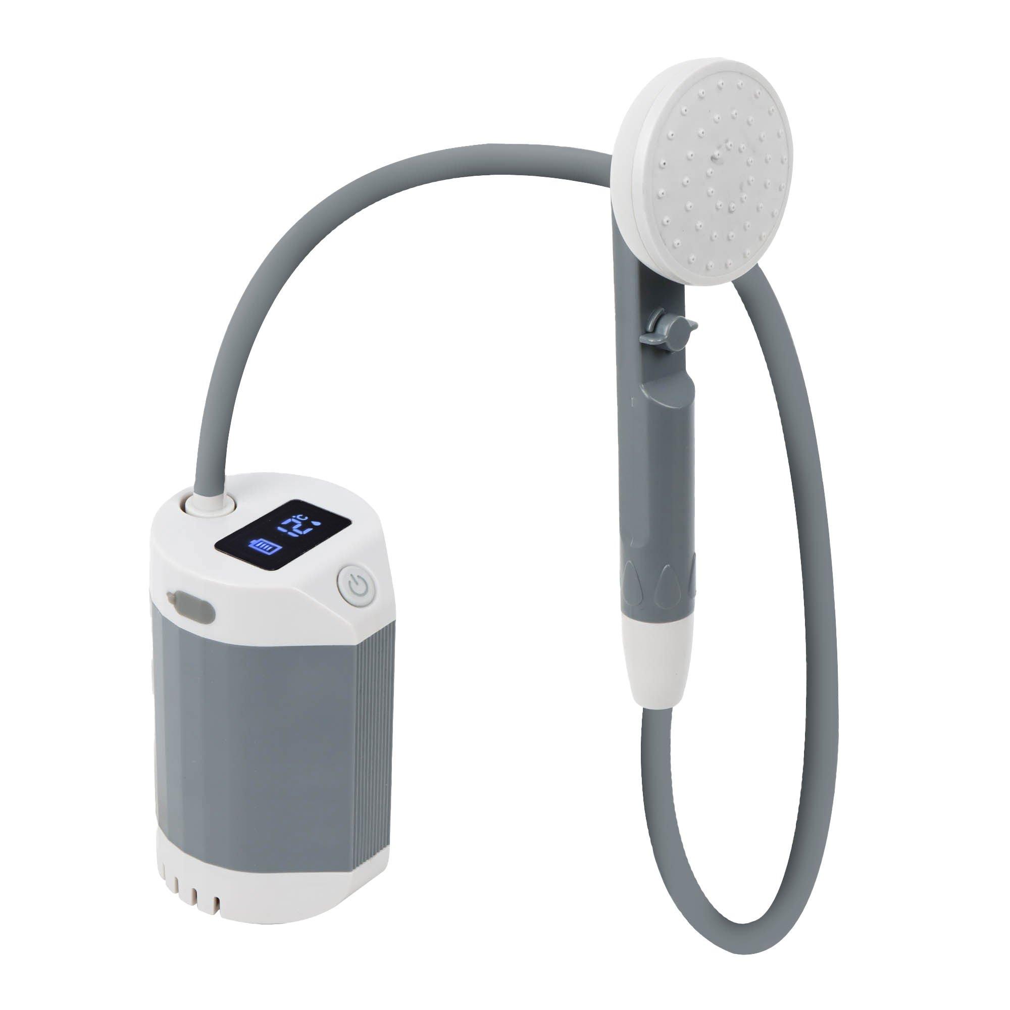 Grey - Streetwize - Rechargeable Portable Camping Shower - 5