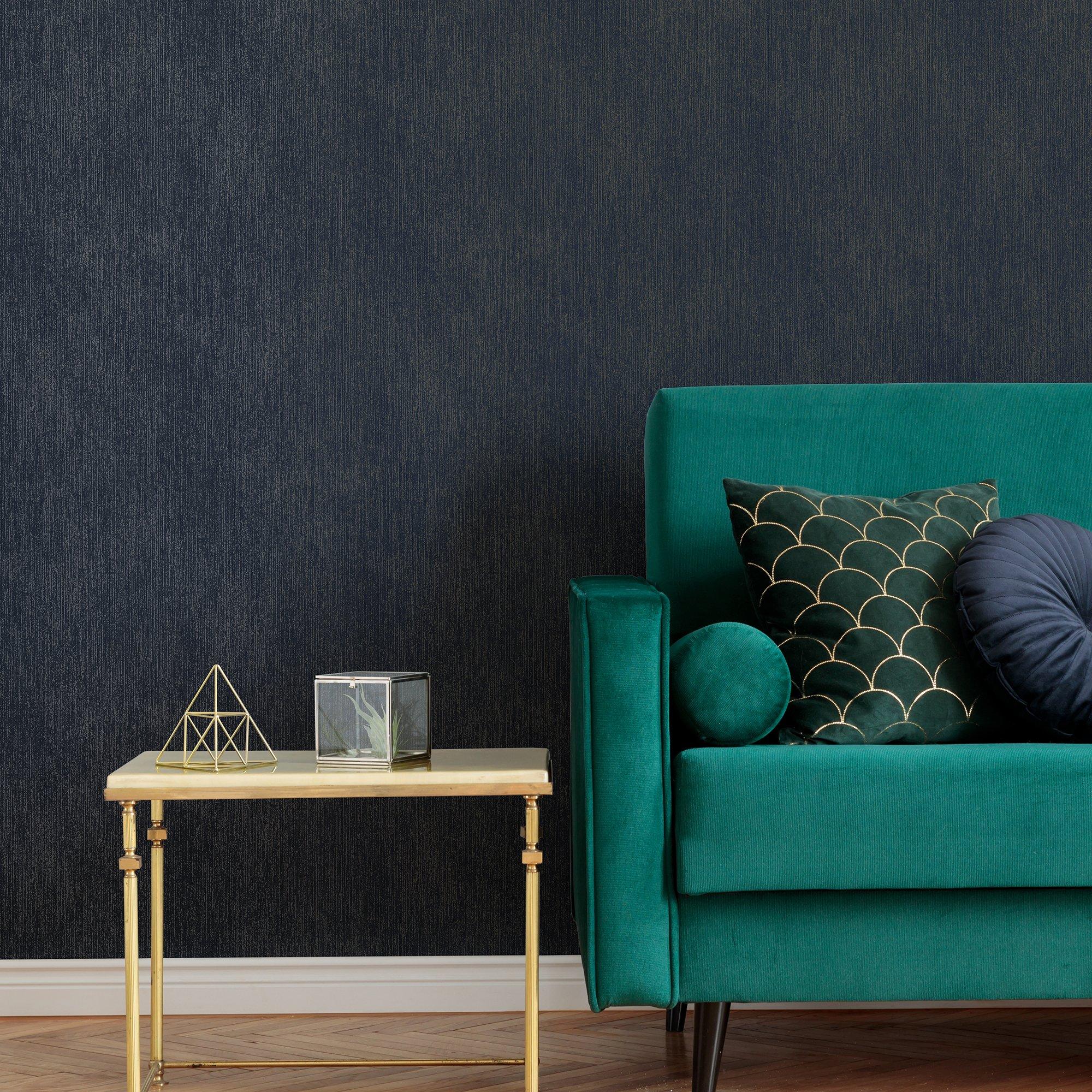 Navy - Boutique - Boutique Refine Texture Navy Wallpaper - 1