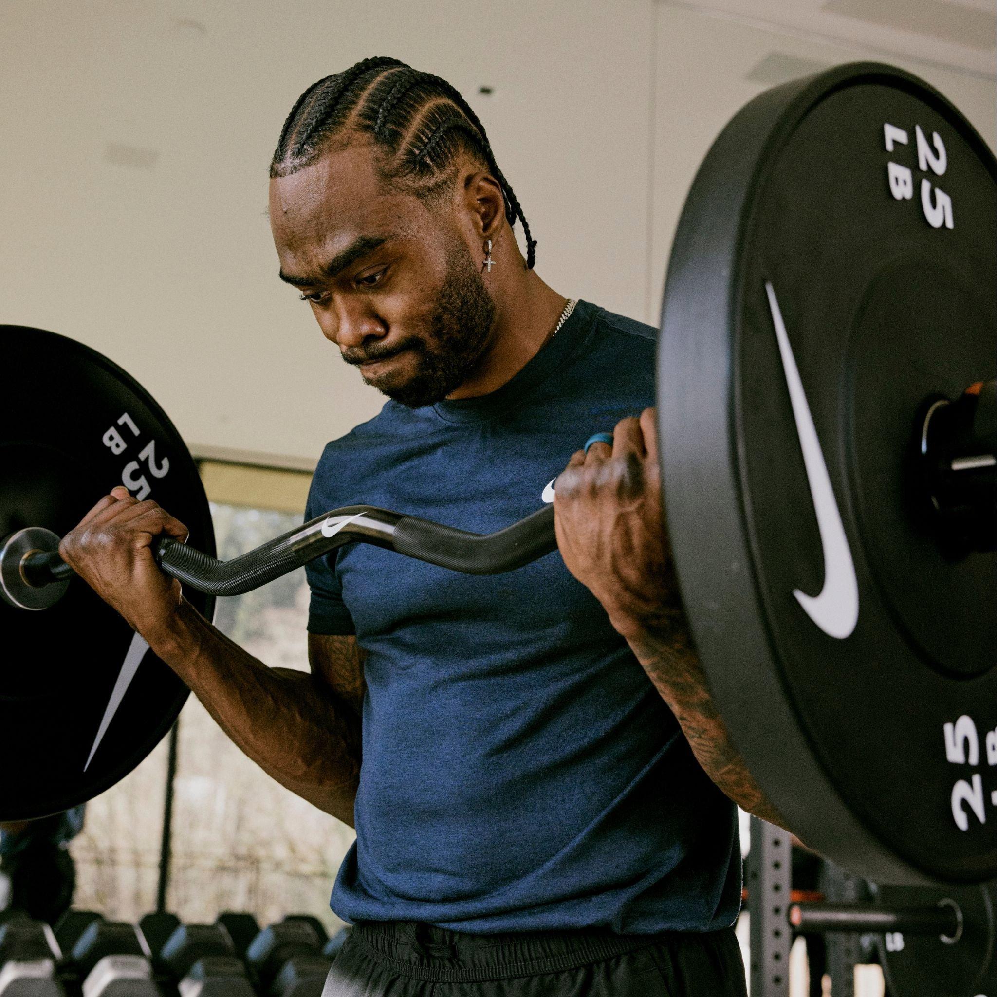 Black - Nike Strength - Nike Curl Bar - 7