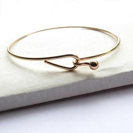 Aye Do Gold Plated Hoop Bangle - 6026-NP-BGhoop