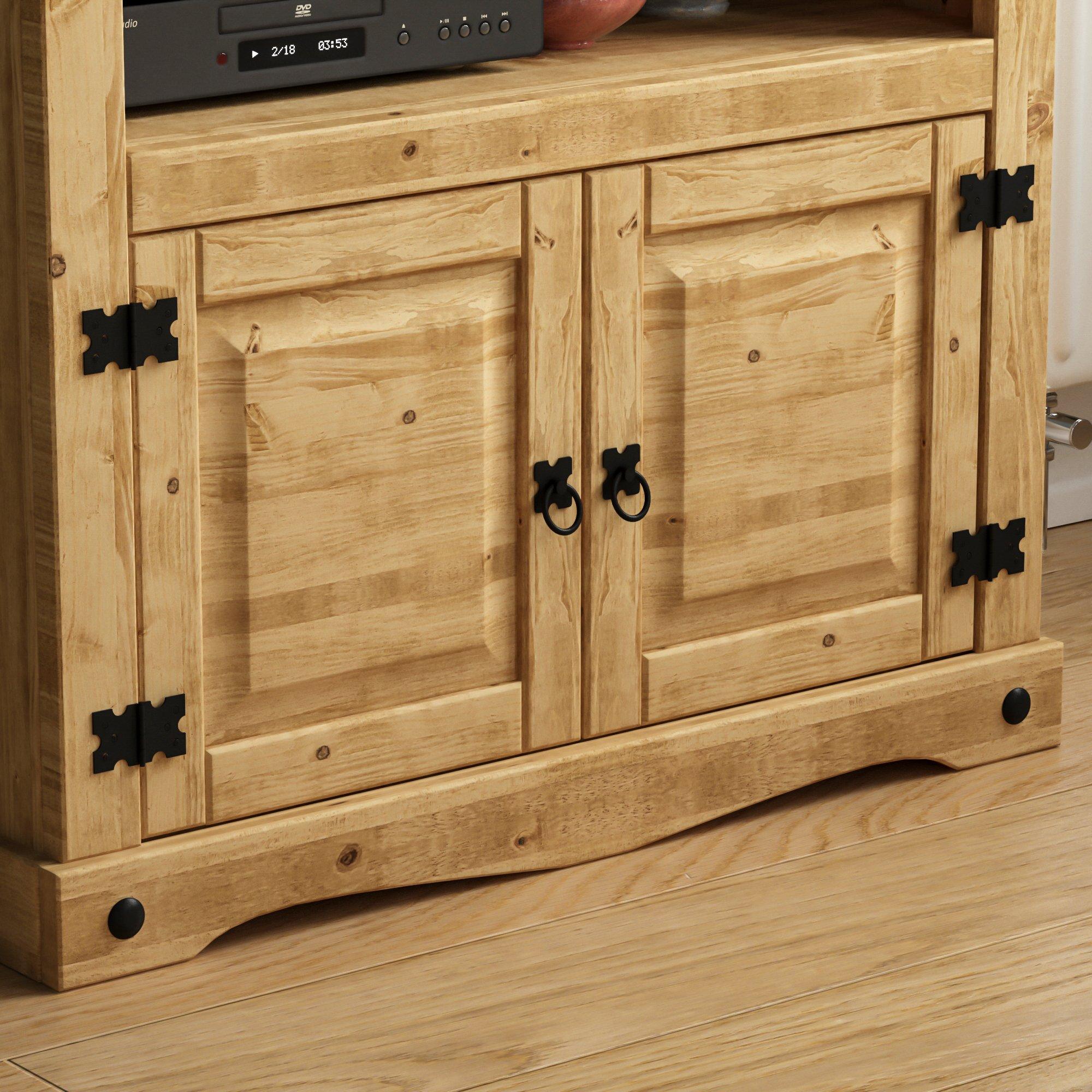 Pine - Lassic - Vida Designs Corona Straight TV Unit - 5