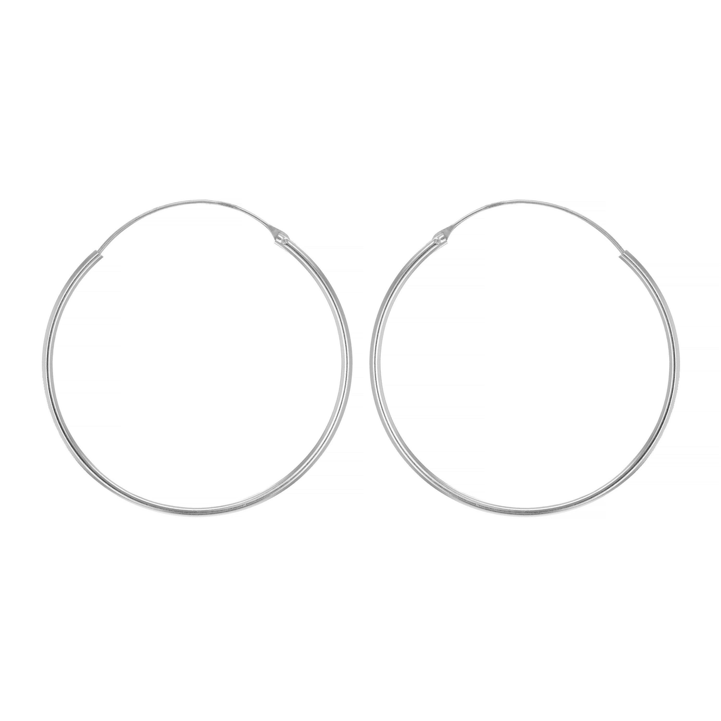 Be You Sterling Silver Endless Hoop Earrings