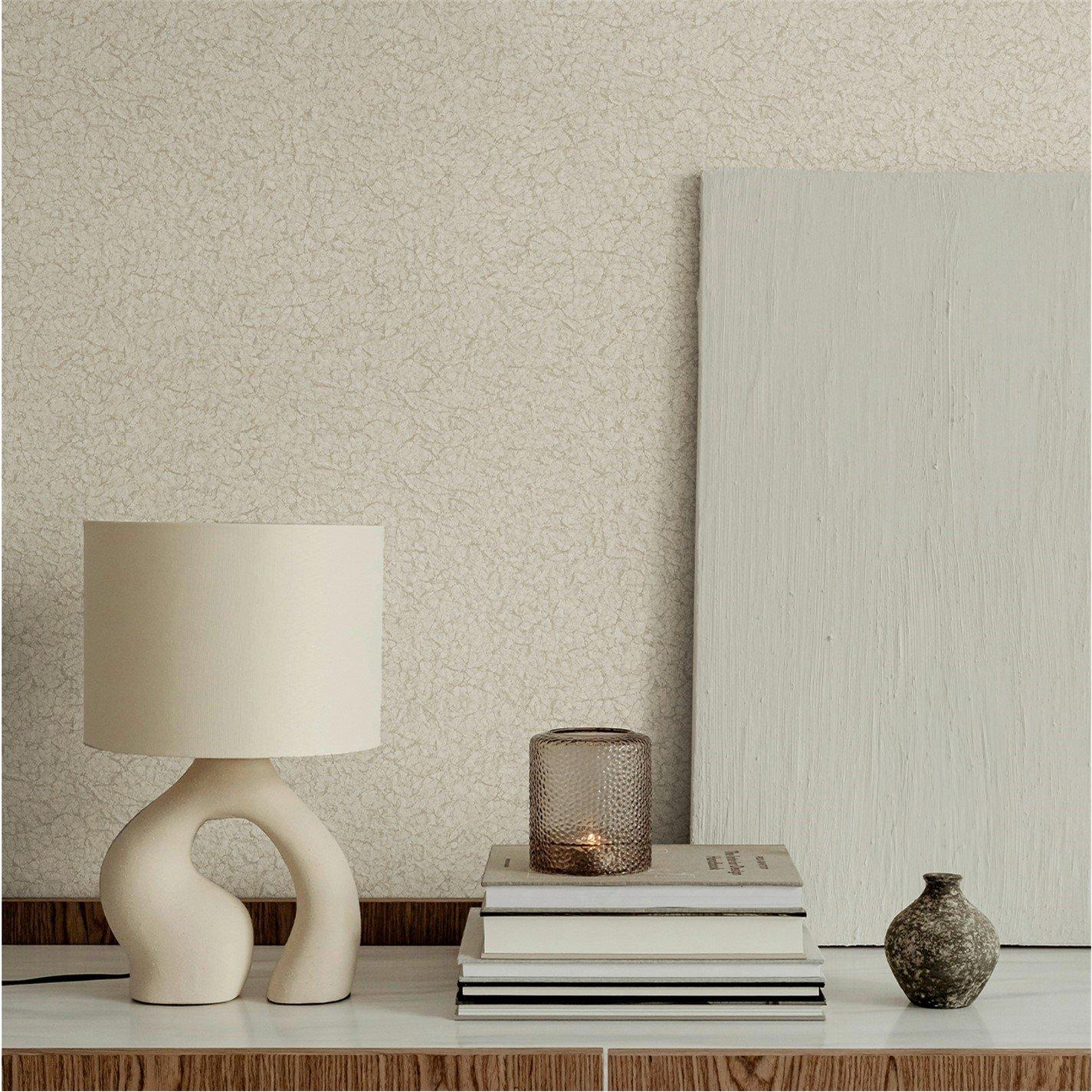 Boutique  Echo Texture Wallpaper Chalk