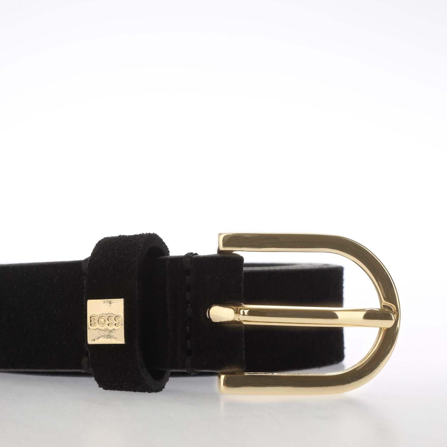 Black - Boss - Women's Scarlet Sd R Leather Belt - 3