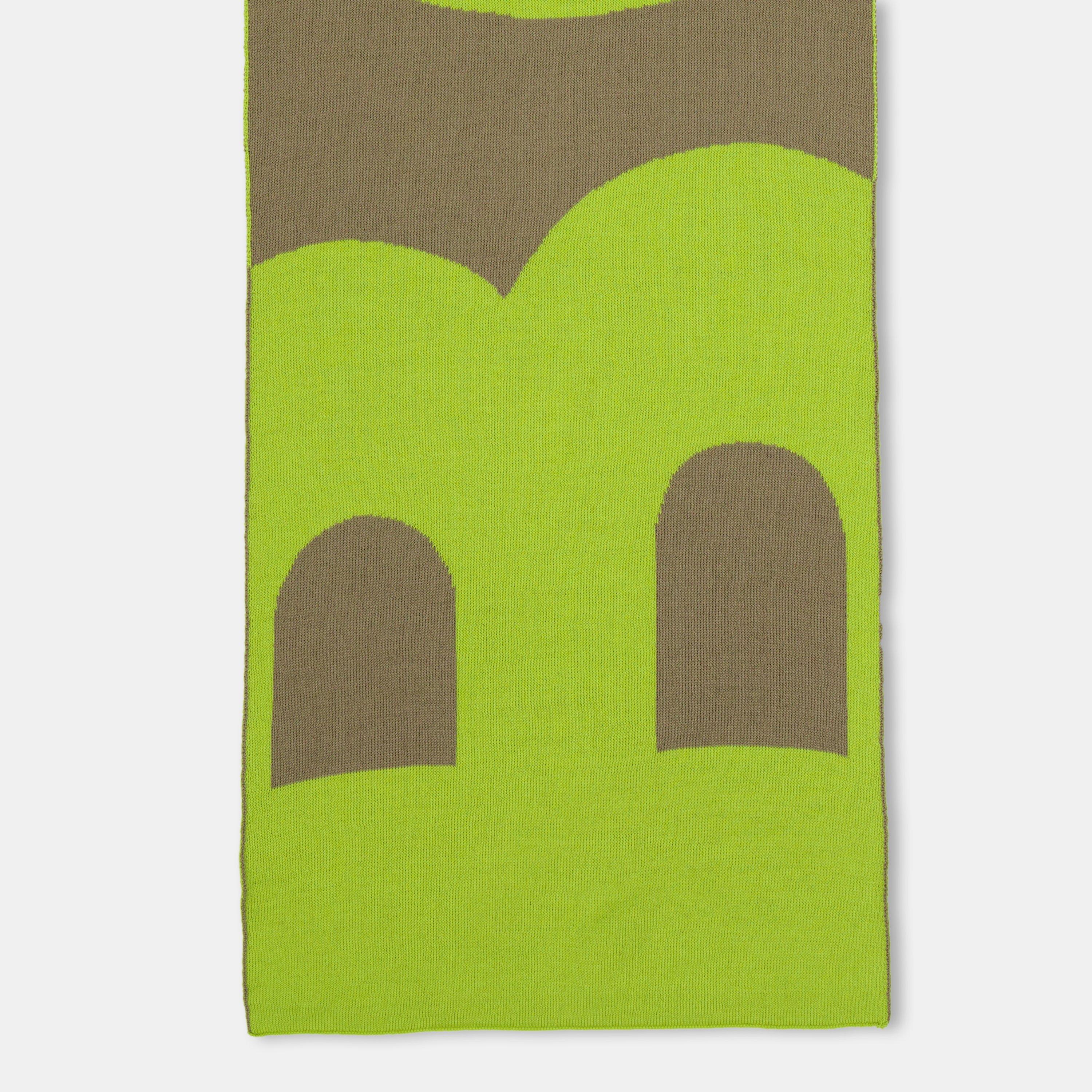 Light/Green - Boss - Men's Acro Scarf X Lightweight Scarf - 3