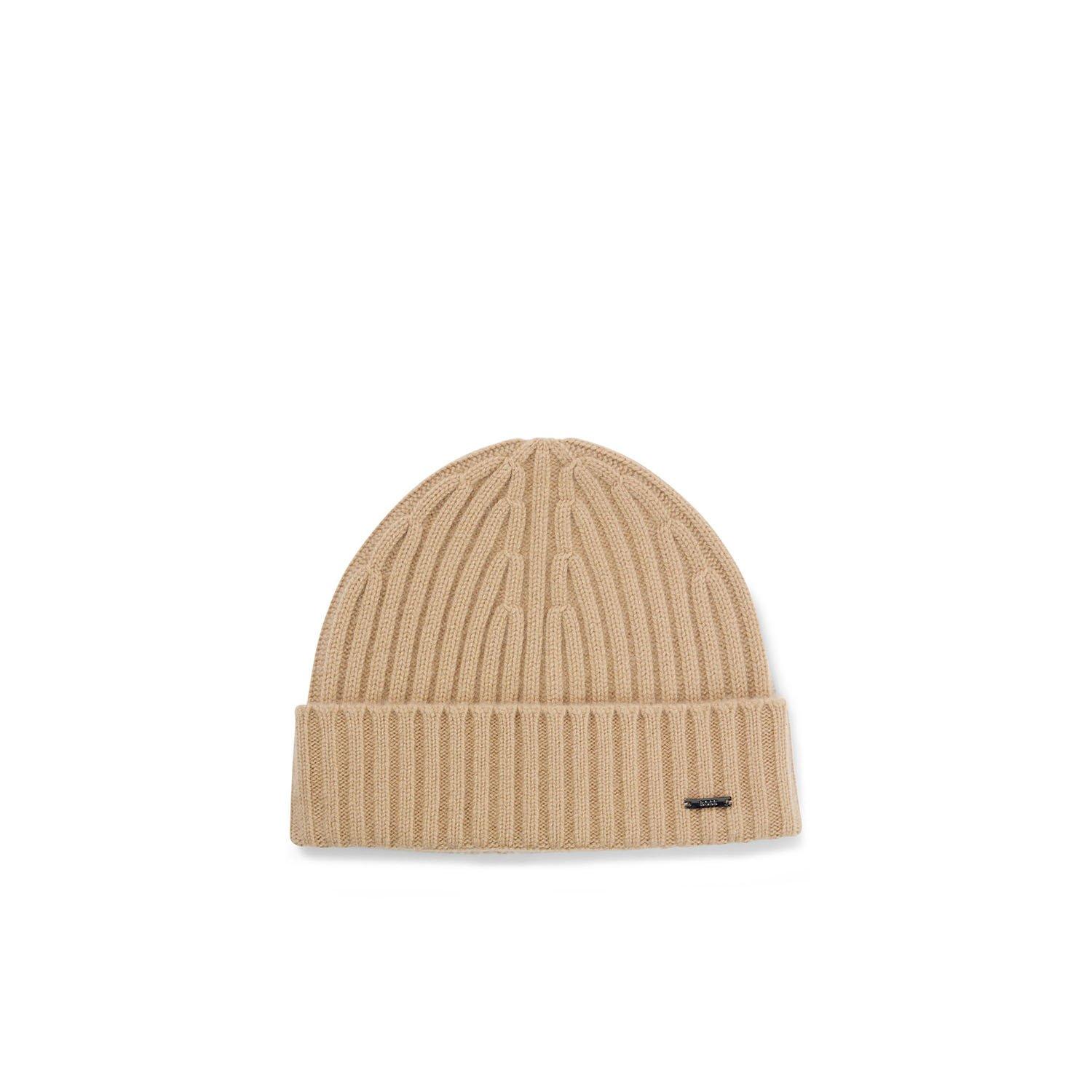 Beige - Boss - Men's Lino Flat Cap - 1
