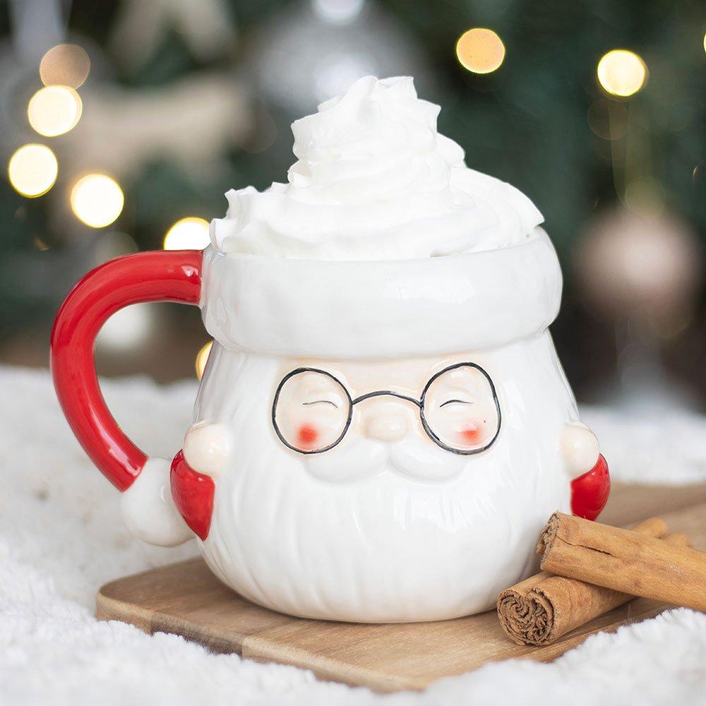 Something Different  Santa Claus Shaped Mug - Red