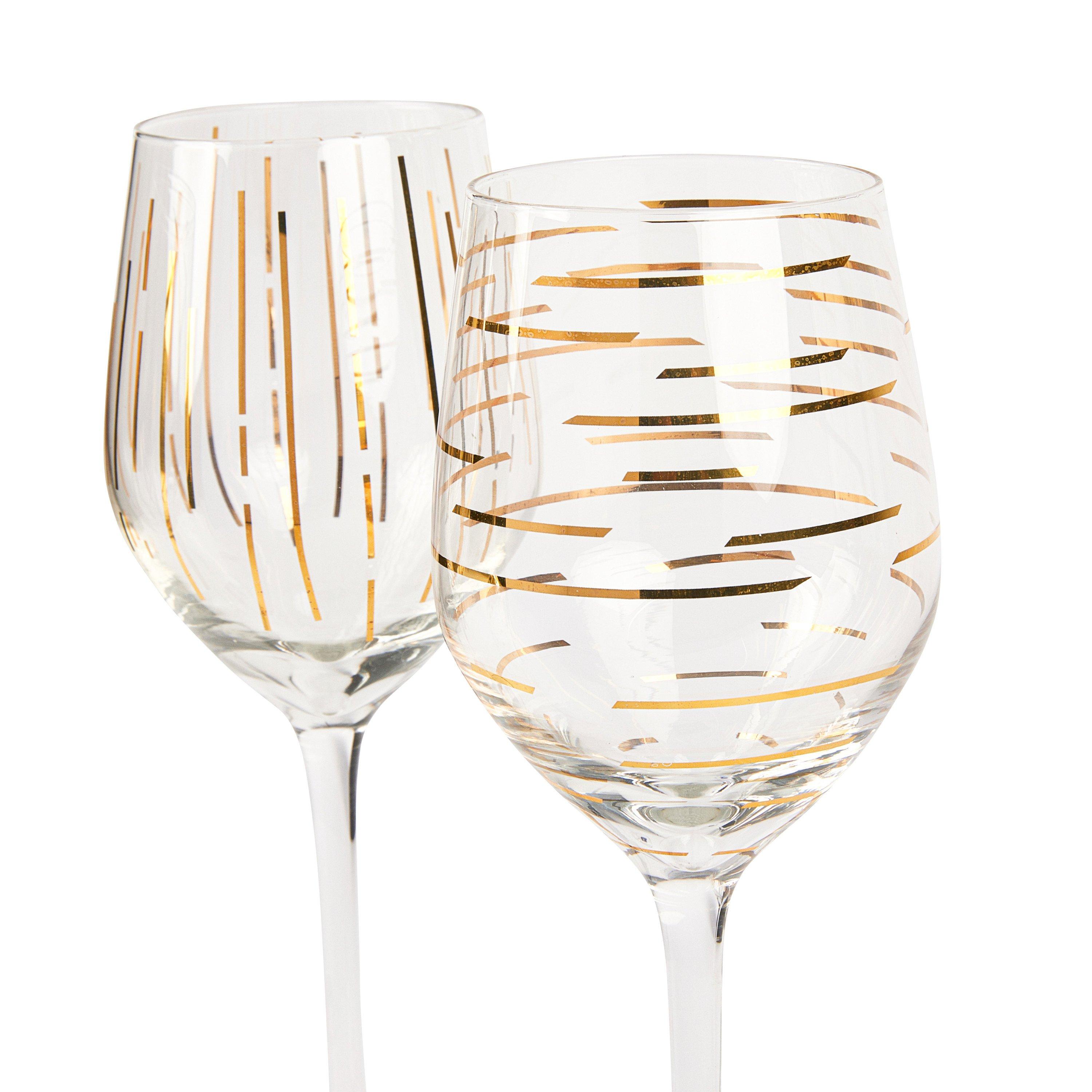 Mikasa  Cheers Set Of Four White Wine Glasses, Meta - Clear - 25x19x2.9