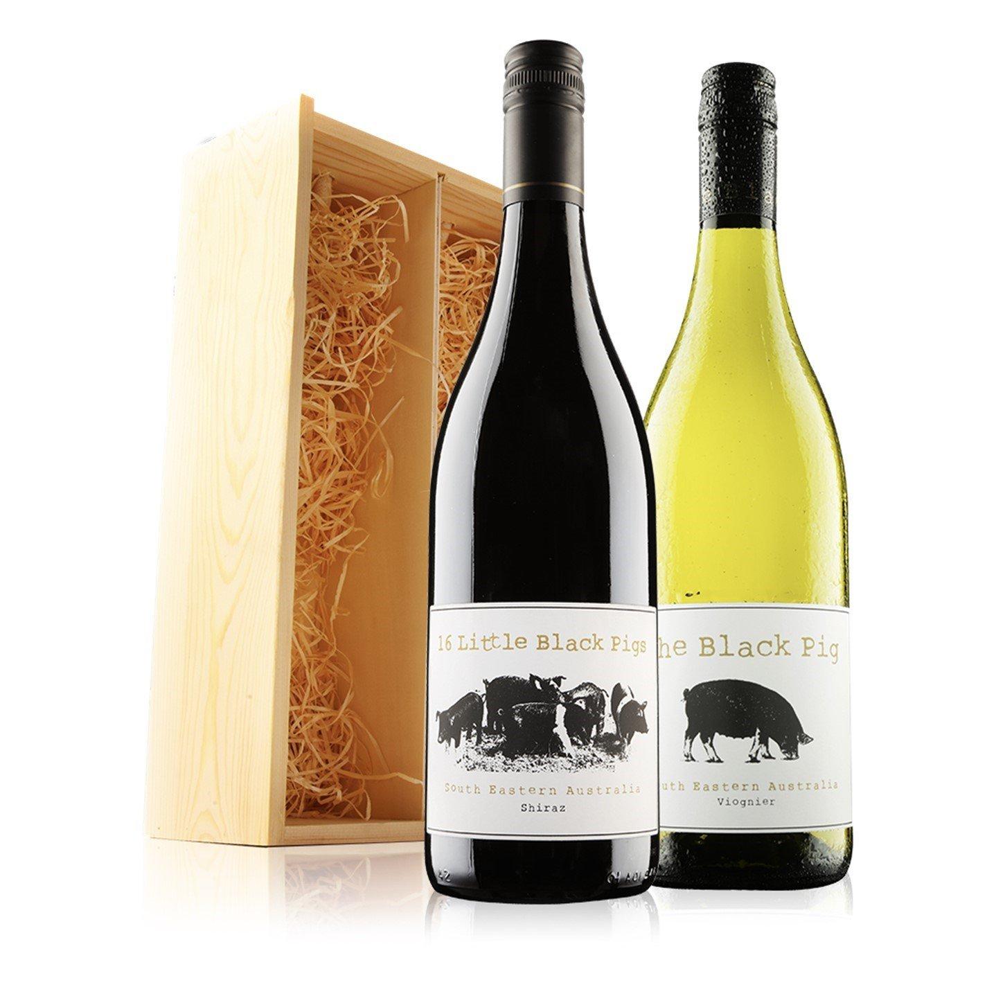 Multi - Virgin Wines - Premium Mixed Duo in Wooden Gift Box - 1