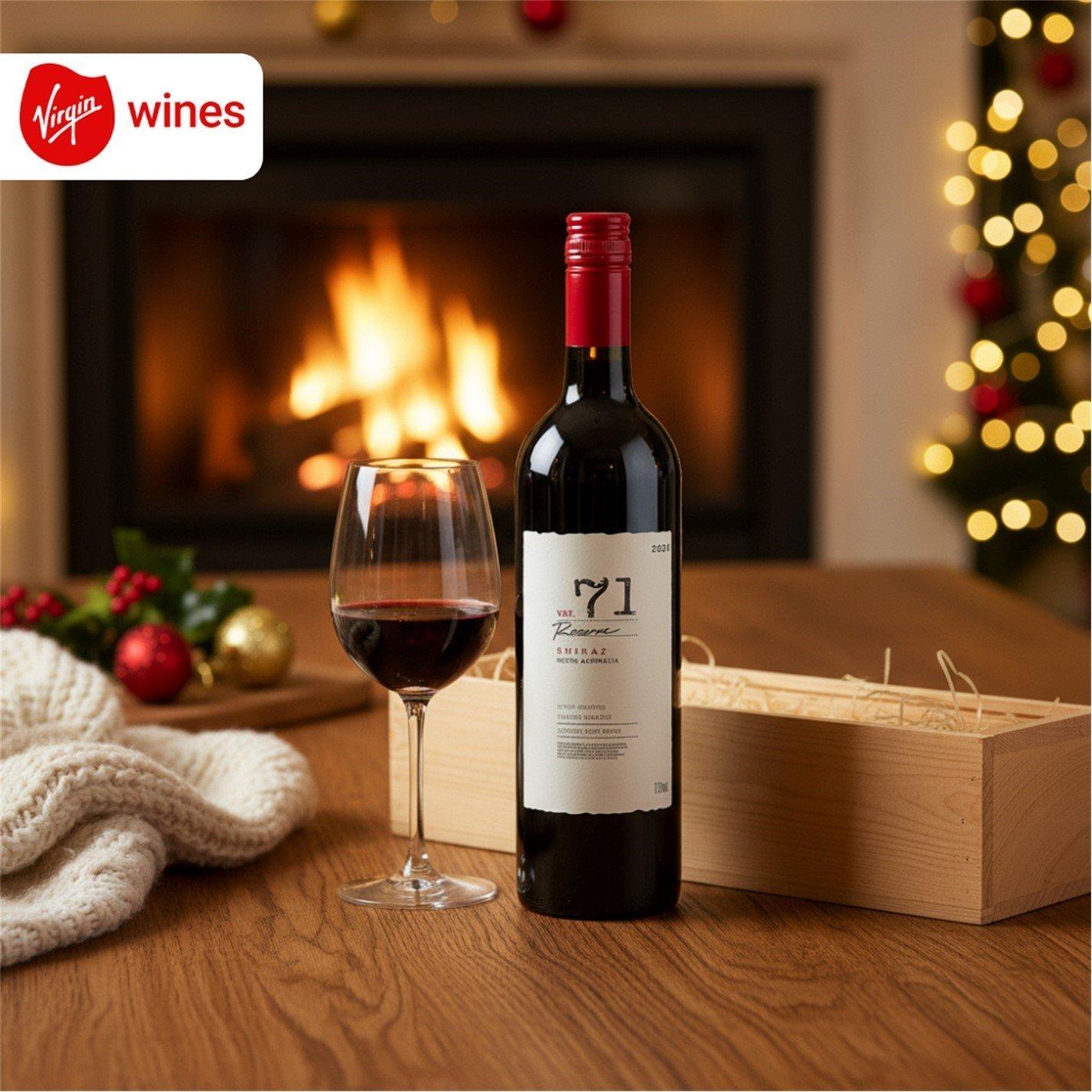Red - Virgin Wines - Luxury Shiraz in Wooden Gift Box - 2