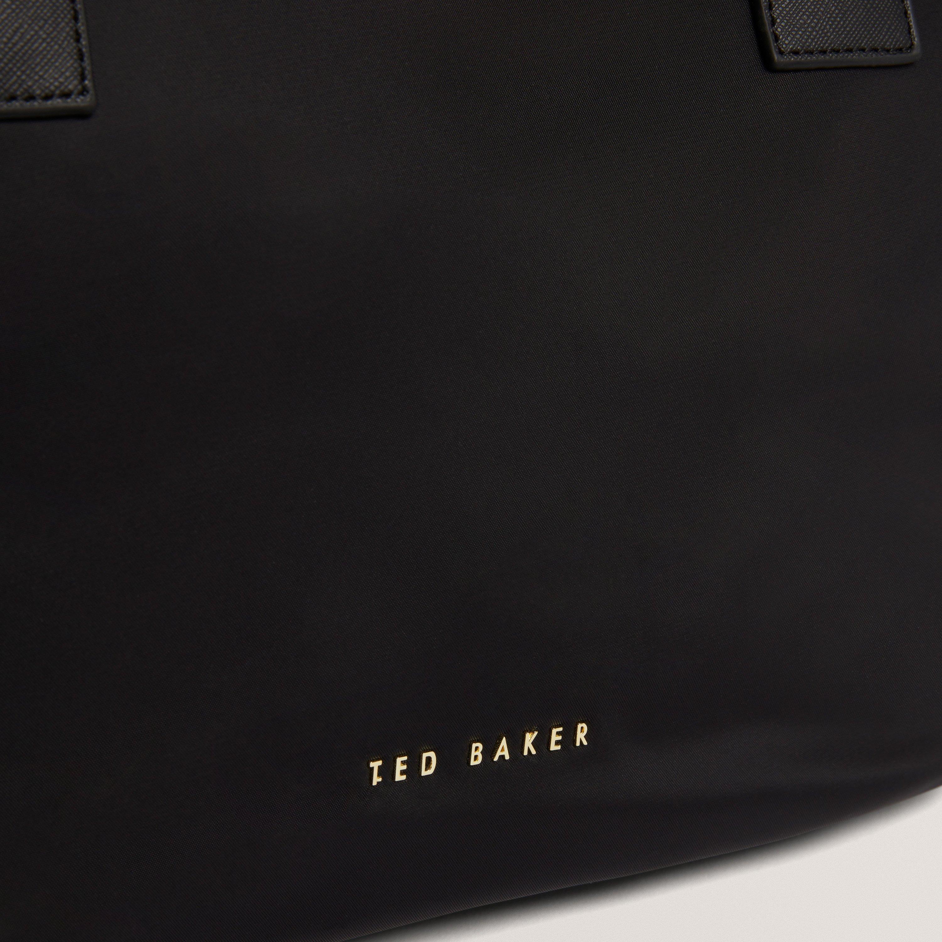 Black - Ted Baker - Ted Nylon Tote Bag  Ld63 - 3
