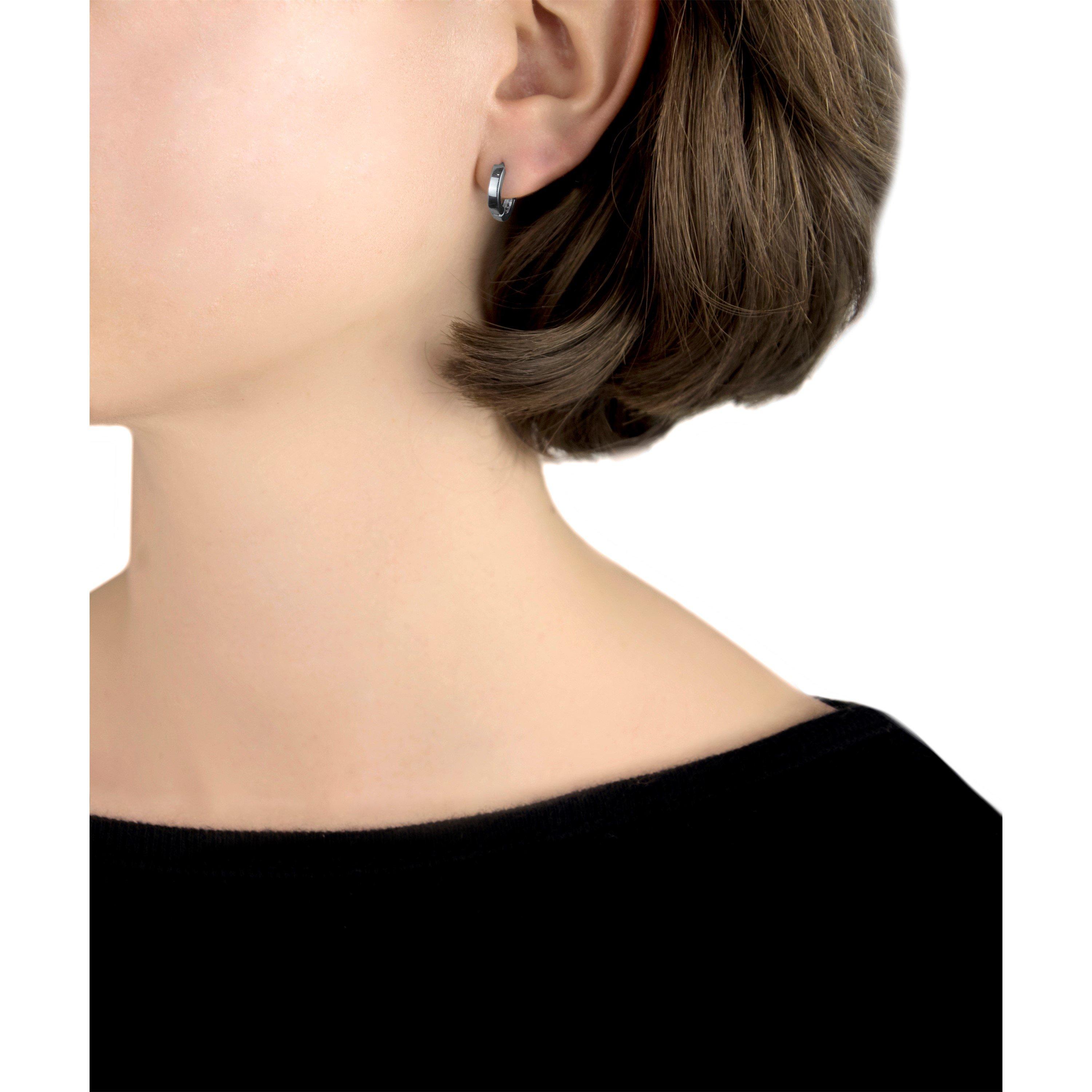 Sterling Silver - Be You - Sterling Silver Huggy Earrings - 4