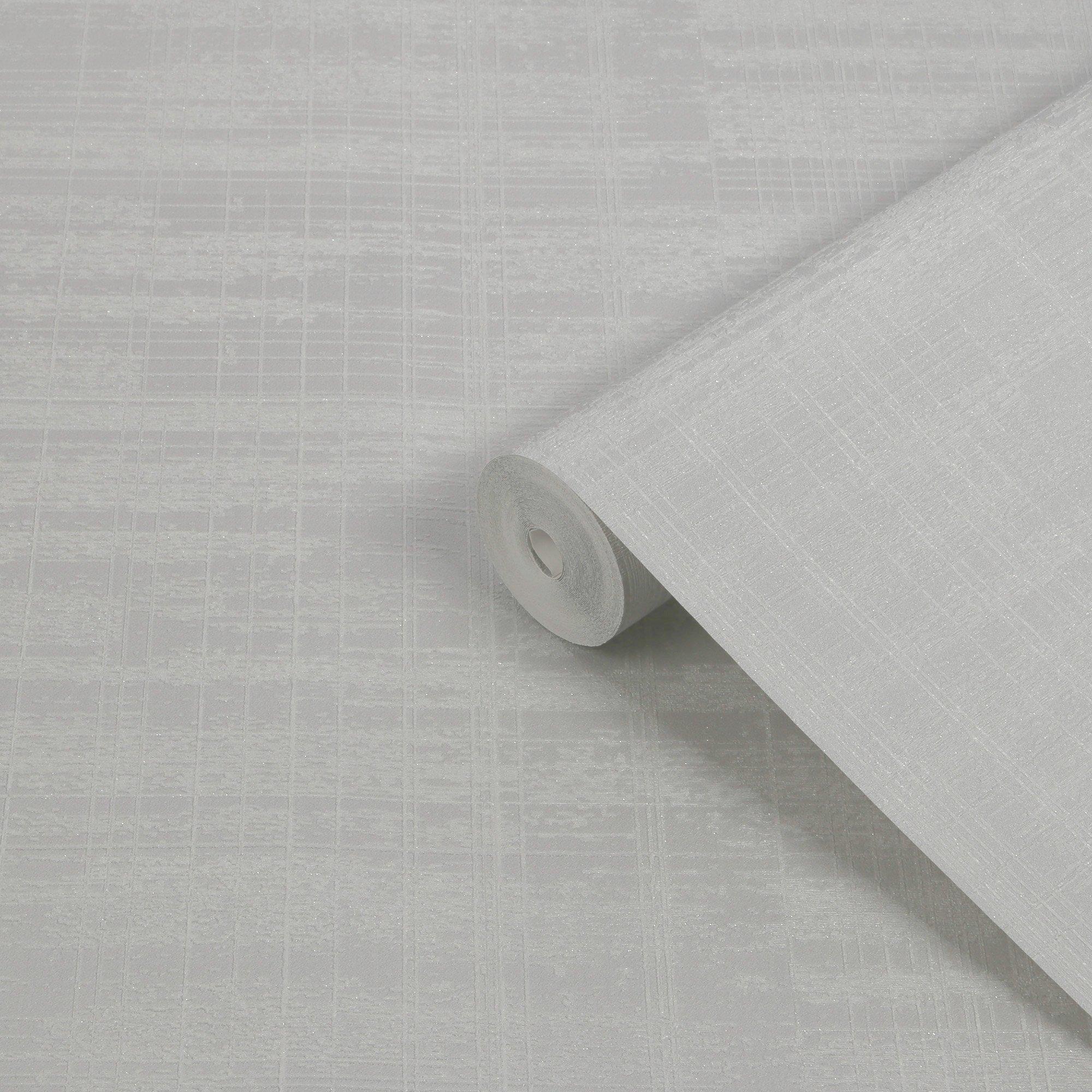 Light Grey - Boutique - Lamont Weave Light Grey Wallpaper - 3