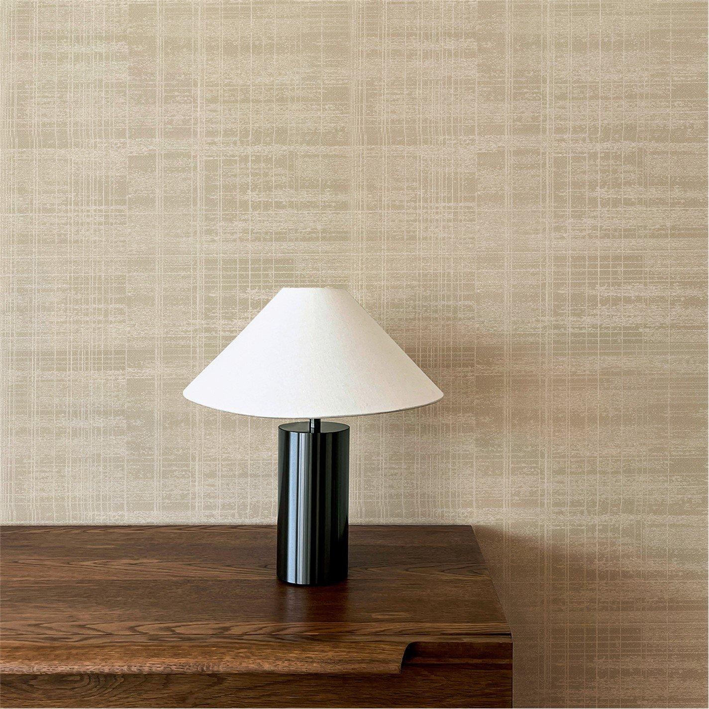 Boutique  Lamont Weave Wallpaper Chalk