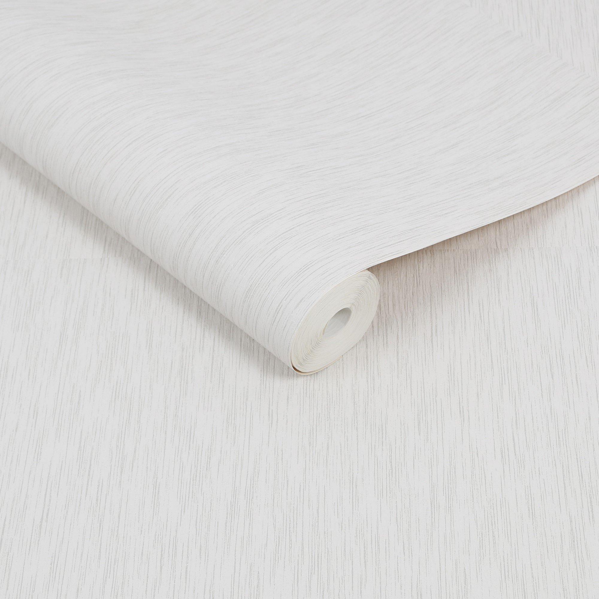 White - Superfresco - Superfresco Sprig Plain Wallpaper - 3