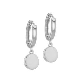 Be You Sterling Silver Disc and Hoop Earrings