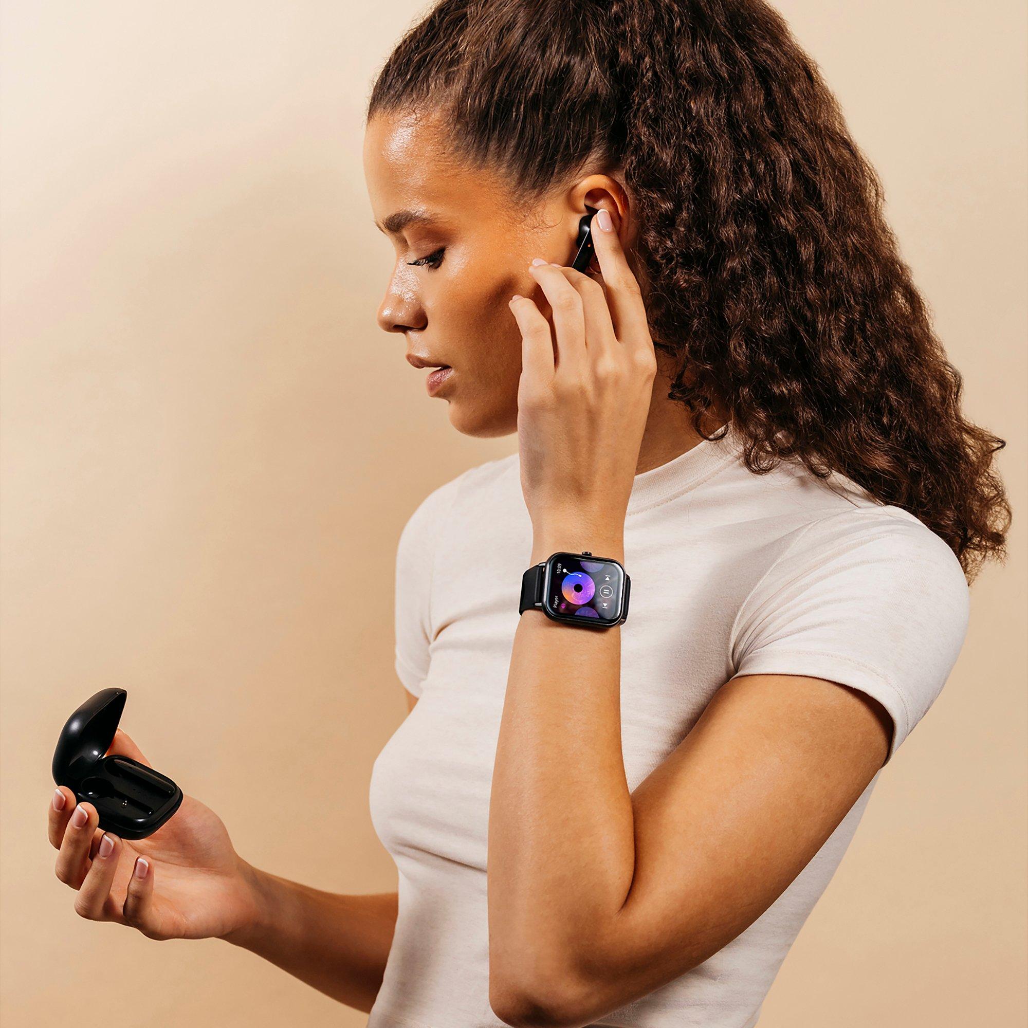 Black - Reflex Active - Reflex Active Series 17 Black Smart Watch & Earbud - 5