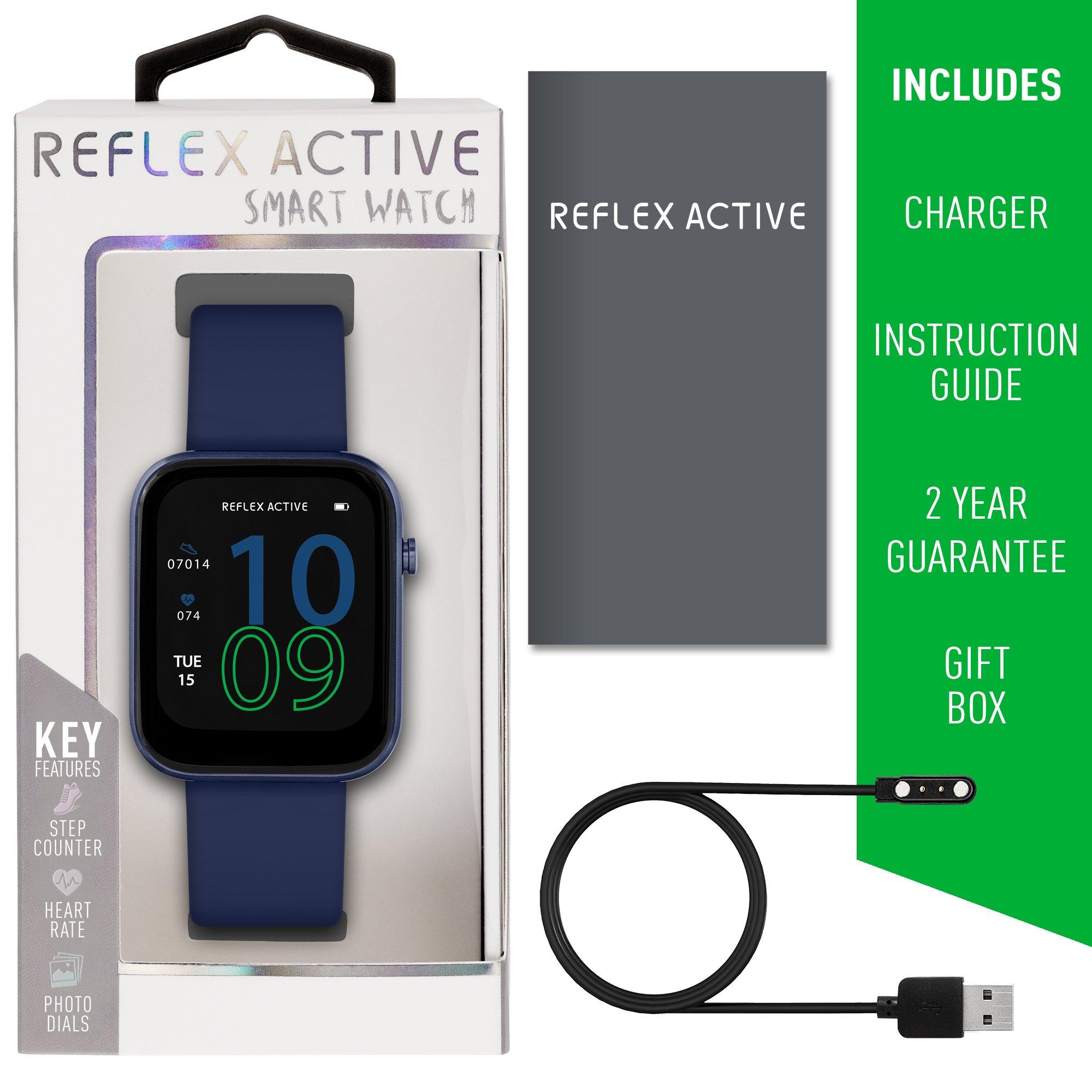 Navy - Reflex Active - Reflex Active Series 12 Navy Strap Smart Watch - 6