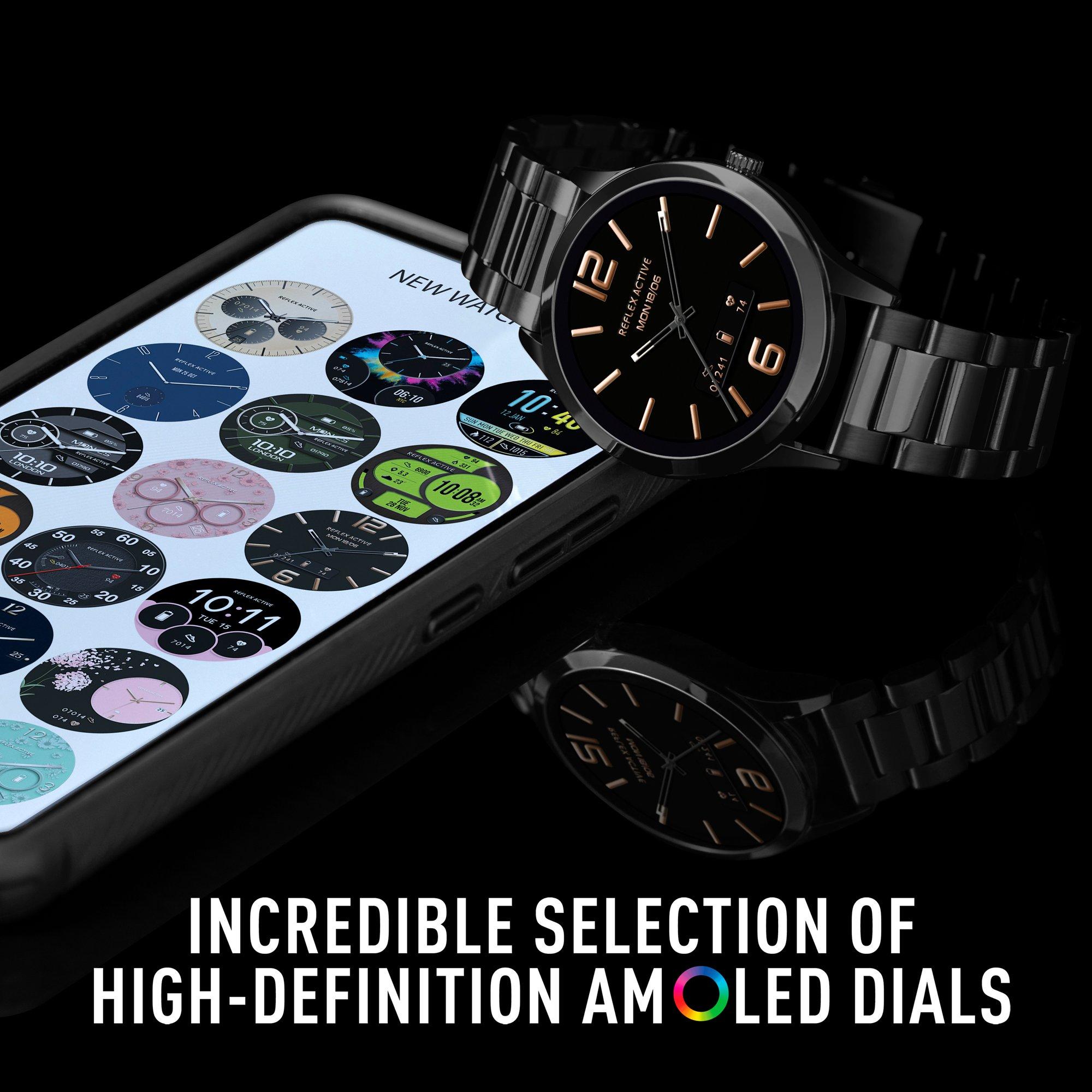 Black - Reflex Active - Reflex Active Series 31 Amoled Smart Calling Watch - 4