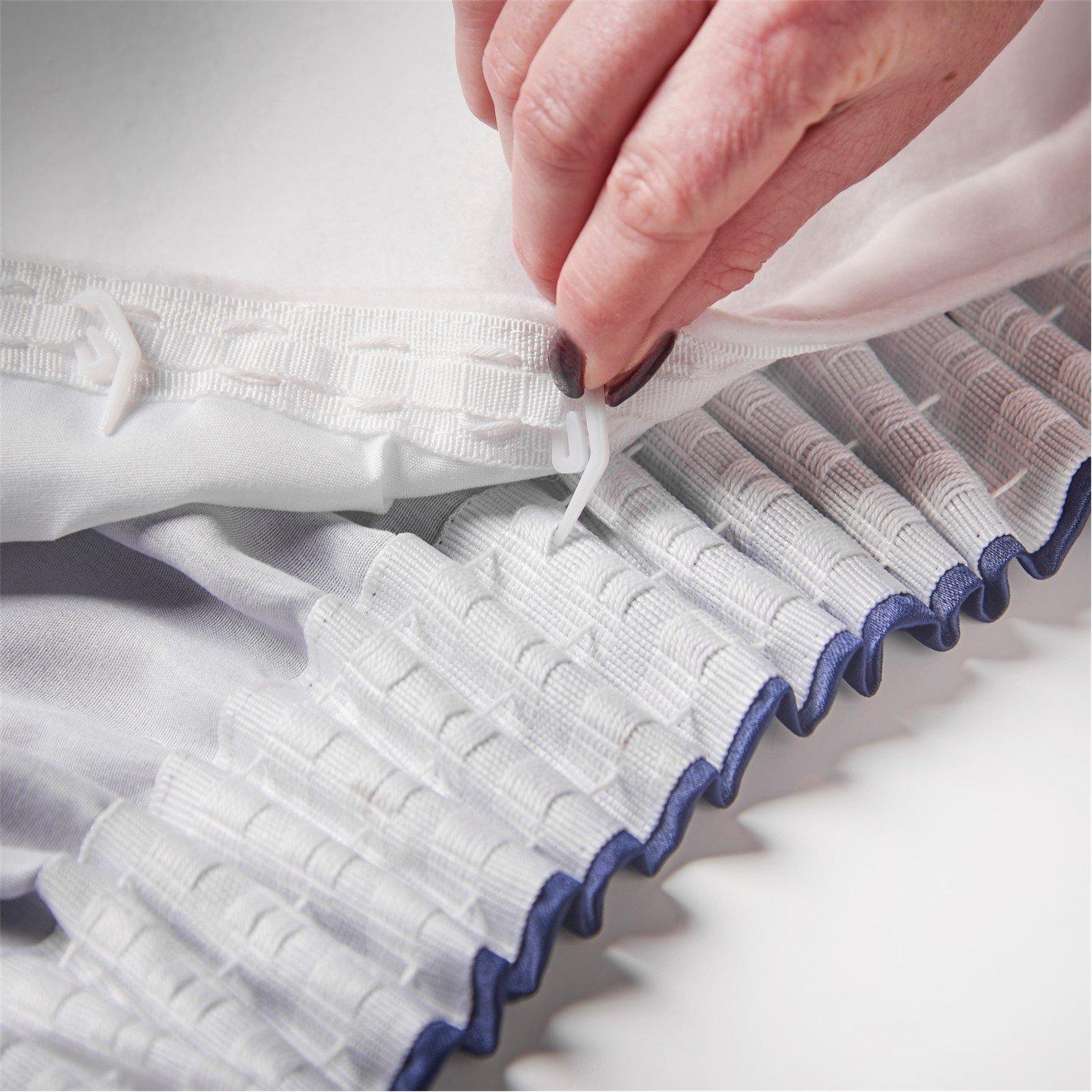 White - Alan Symonds - Fleece Thermal Curtain Linings Pair - 6