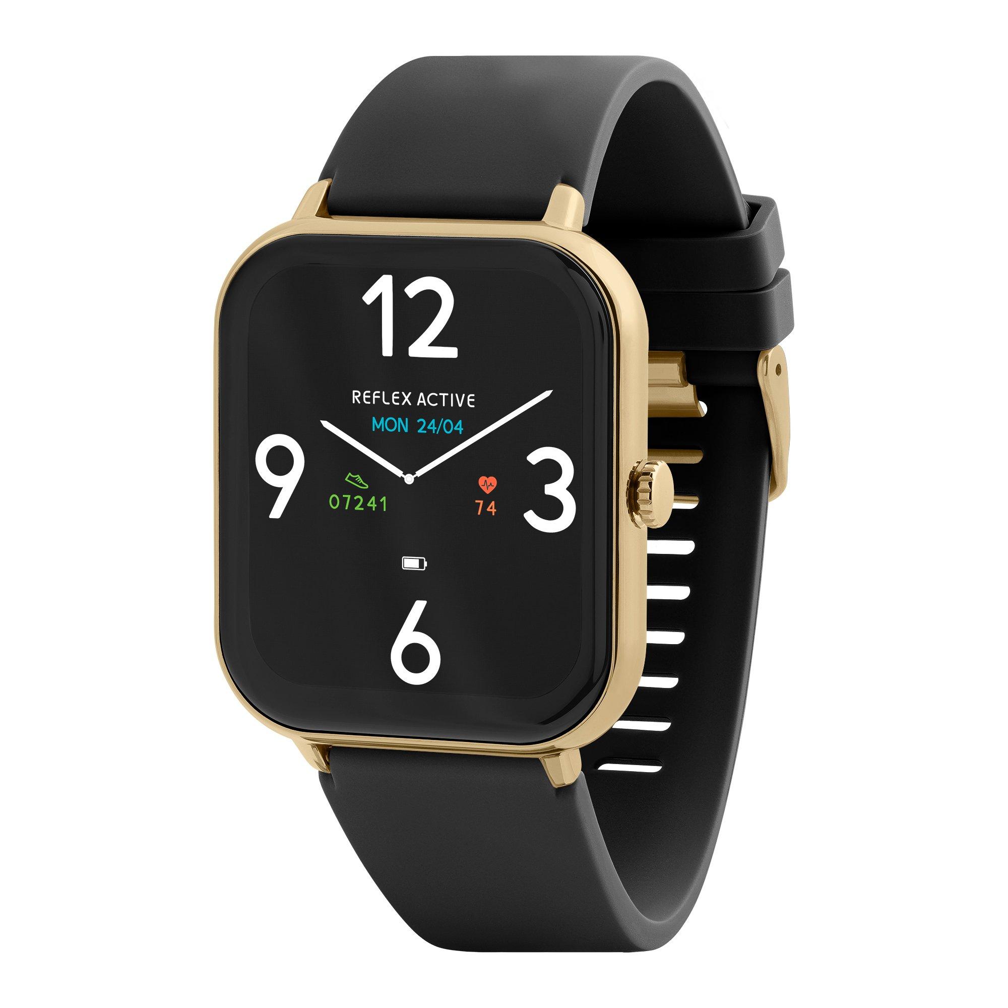 Black - Reflex Active - Series 23 Black Strap Smart Watch - 1
