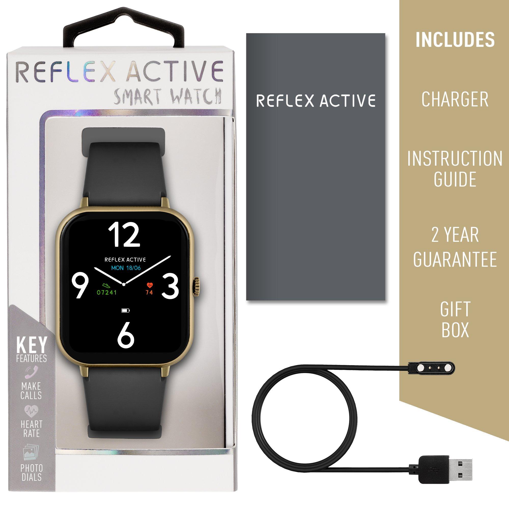 Black - Reflex Active - Reflex Active Series 23 Black Strap Smart Watch - 6
