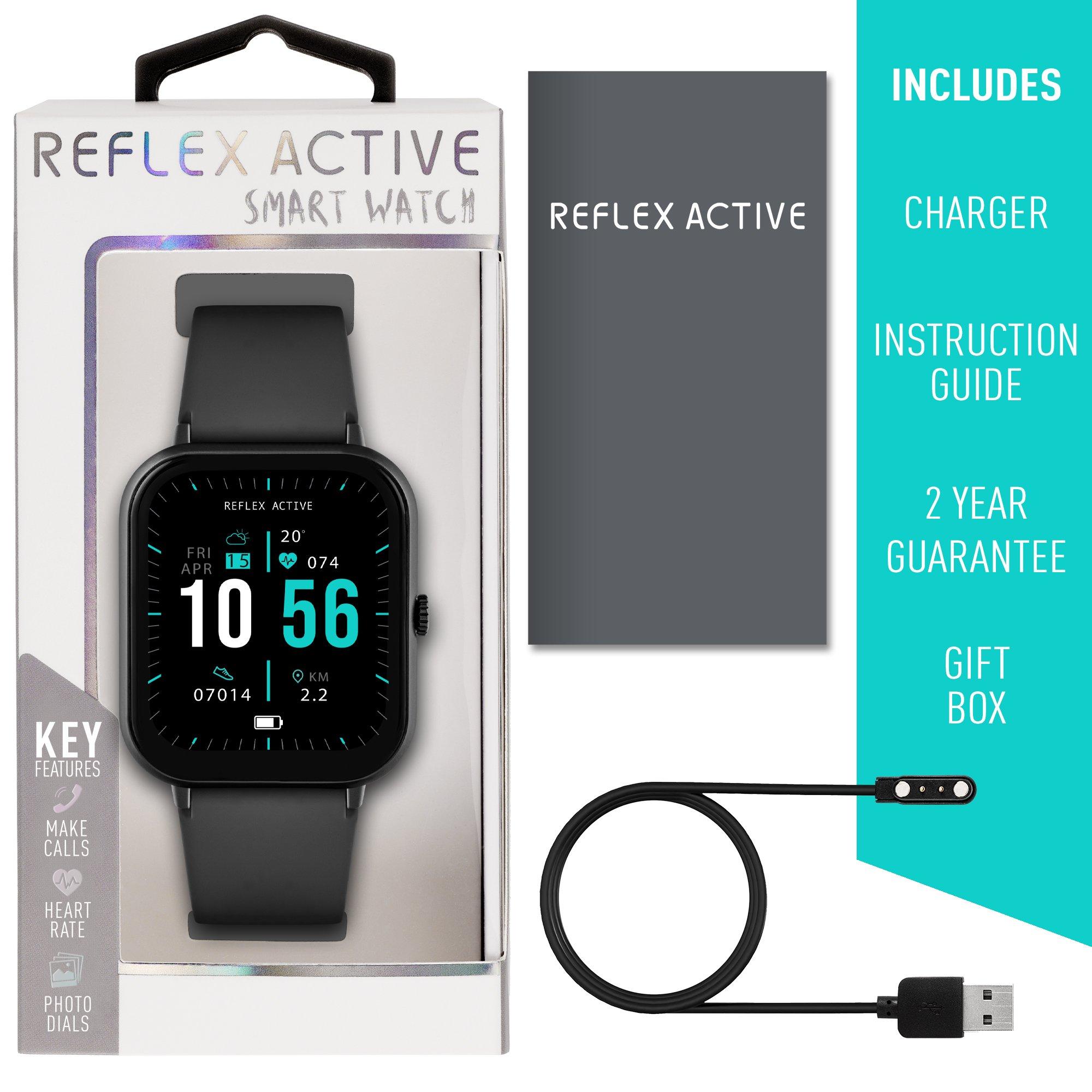 Black - Reflex Active - Reflex Active Series 17 Black Strap Smart Watch - 6