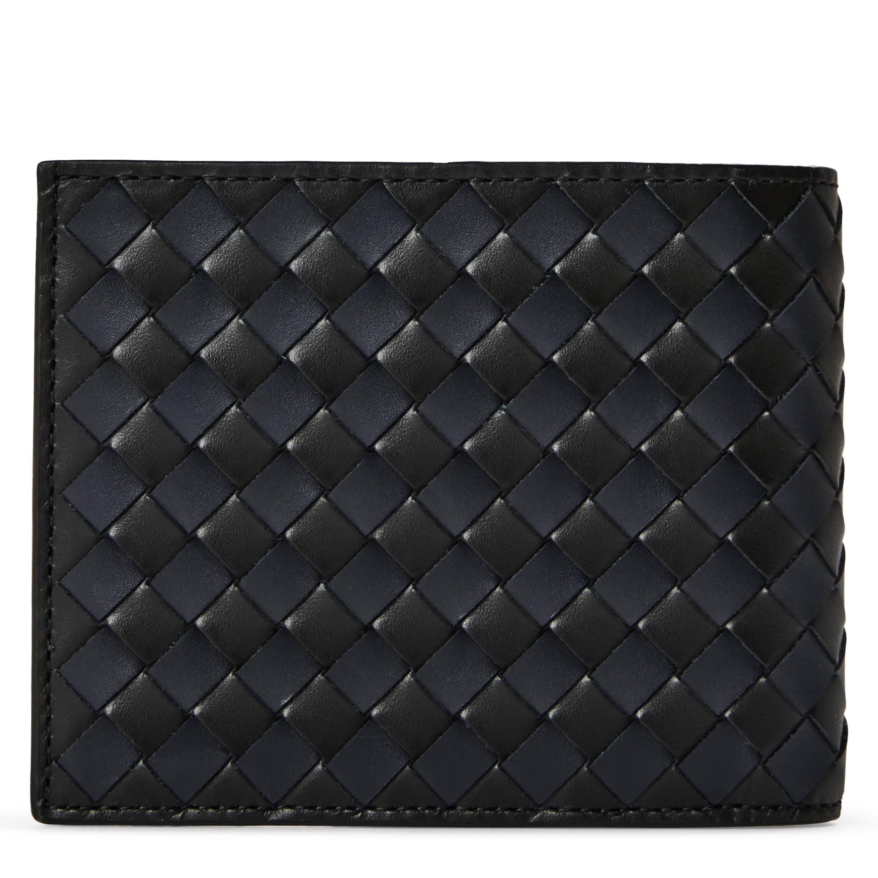 Black/Navy - Bottega Veneta - BV Intrec Wallet Sn62 - 2