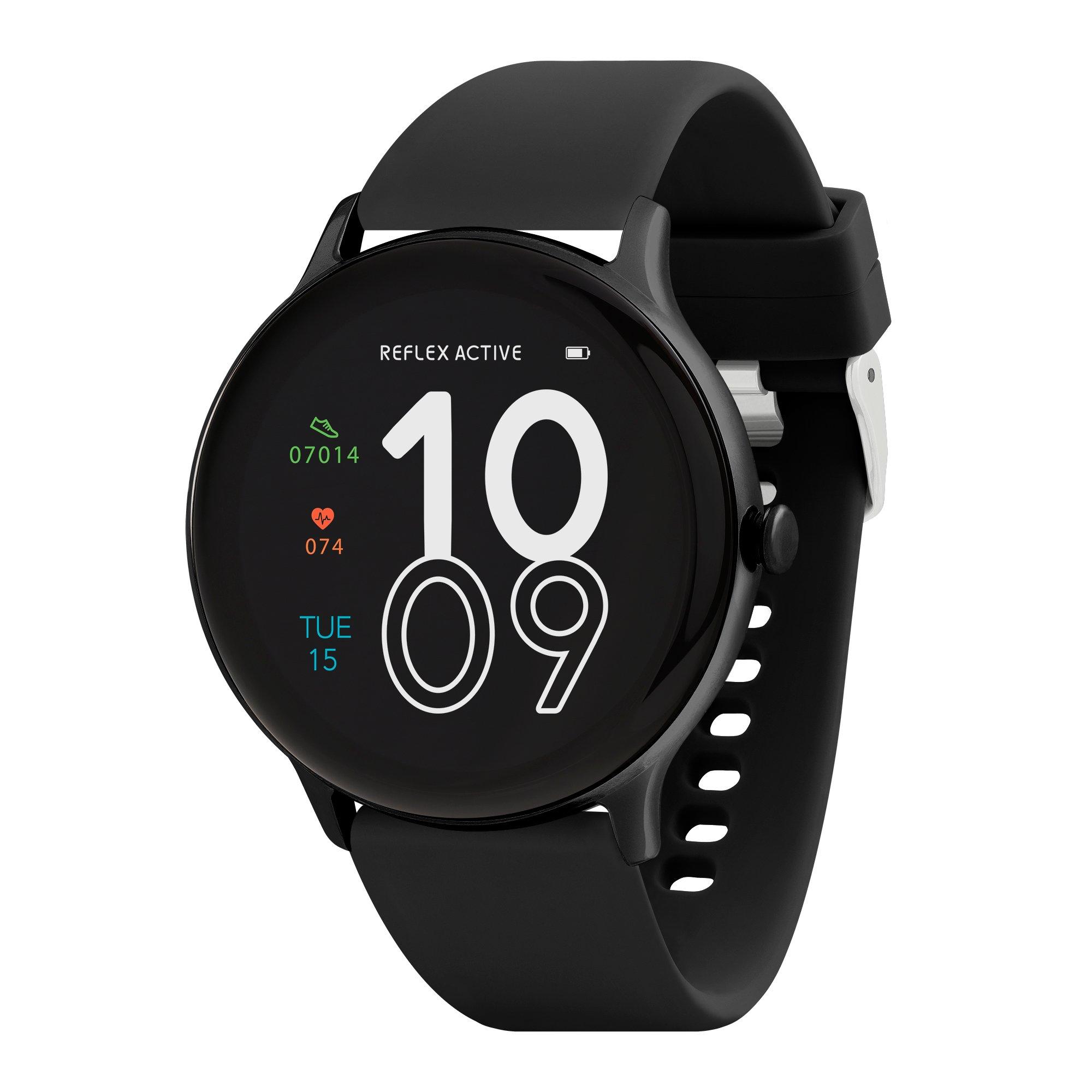 Black - Reflex Active - Series 22 Black Smart Calling Watch - 1