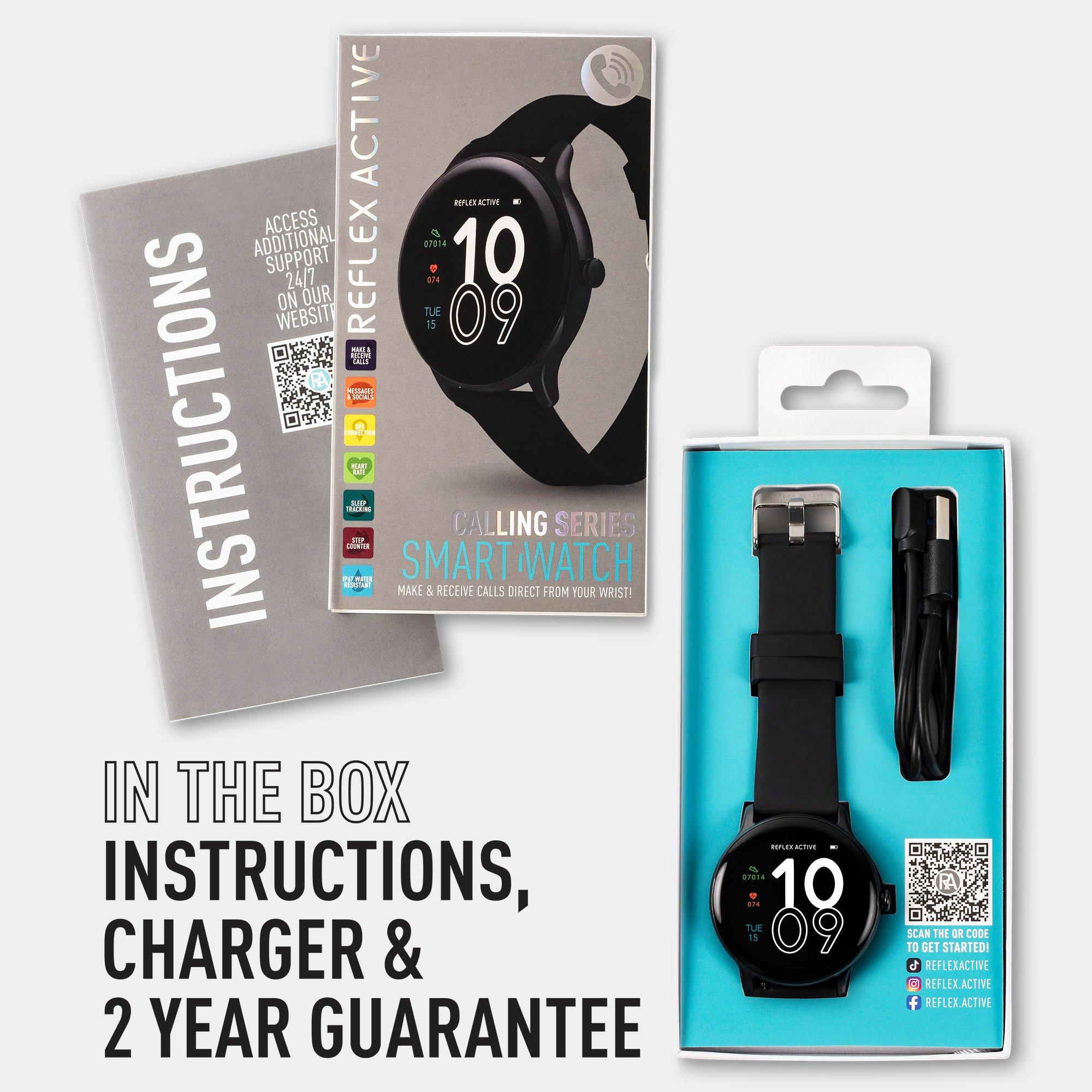 Black - Reflex Active - Series 22 Black Smart Calling Watch - 6