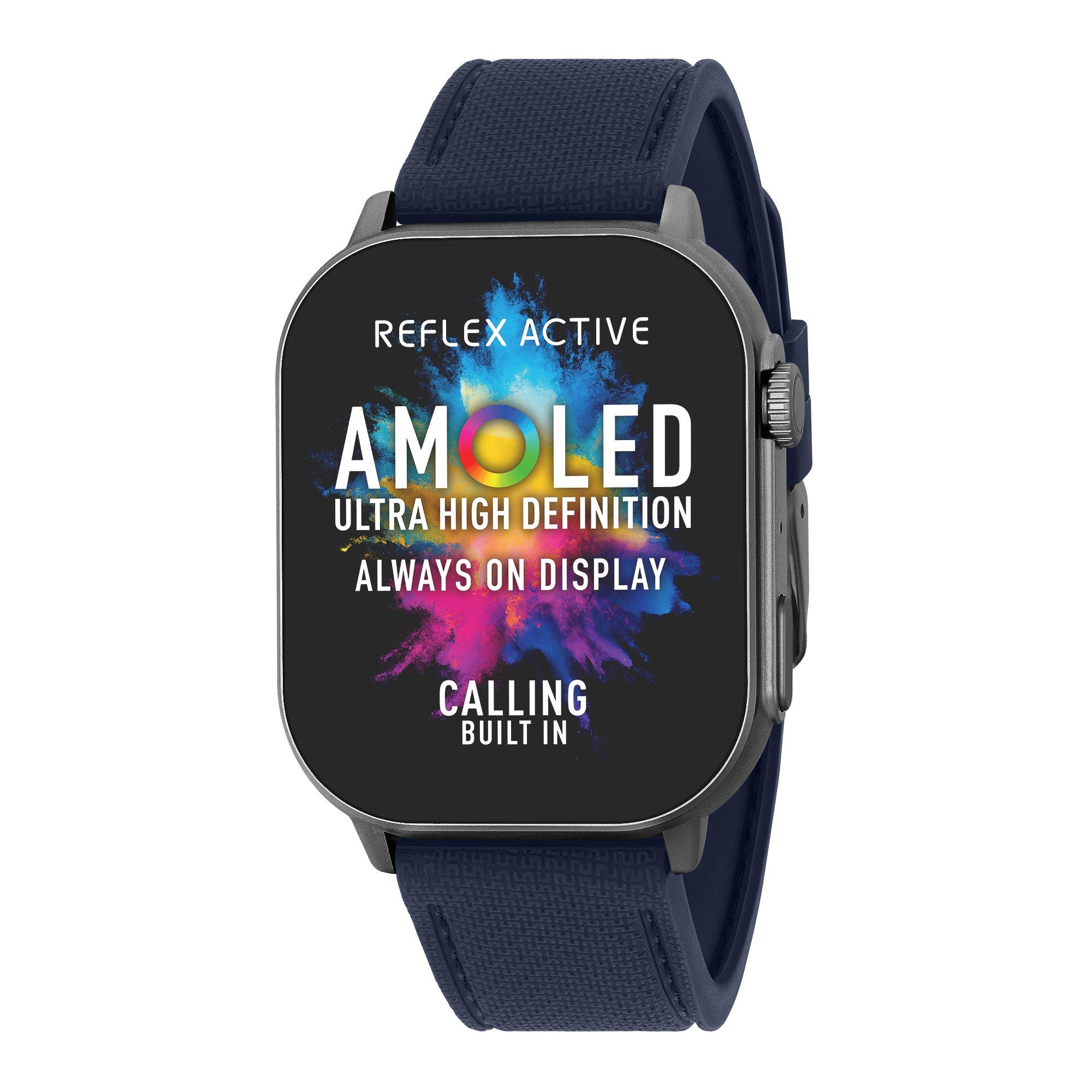 Reflex Active  Series 29 Amoled Smart Calling Watch - Blue