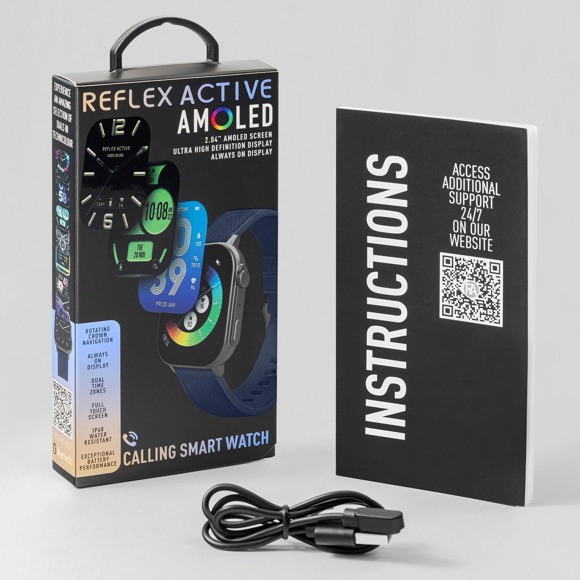 Blue - Reflex Active - Reflex Active Series 29 Amoled Smart Calling Watch - 6