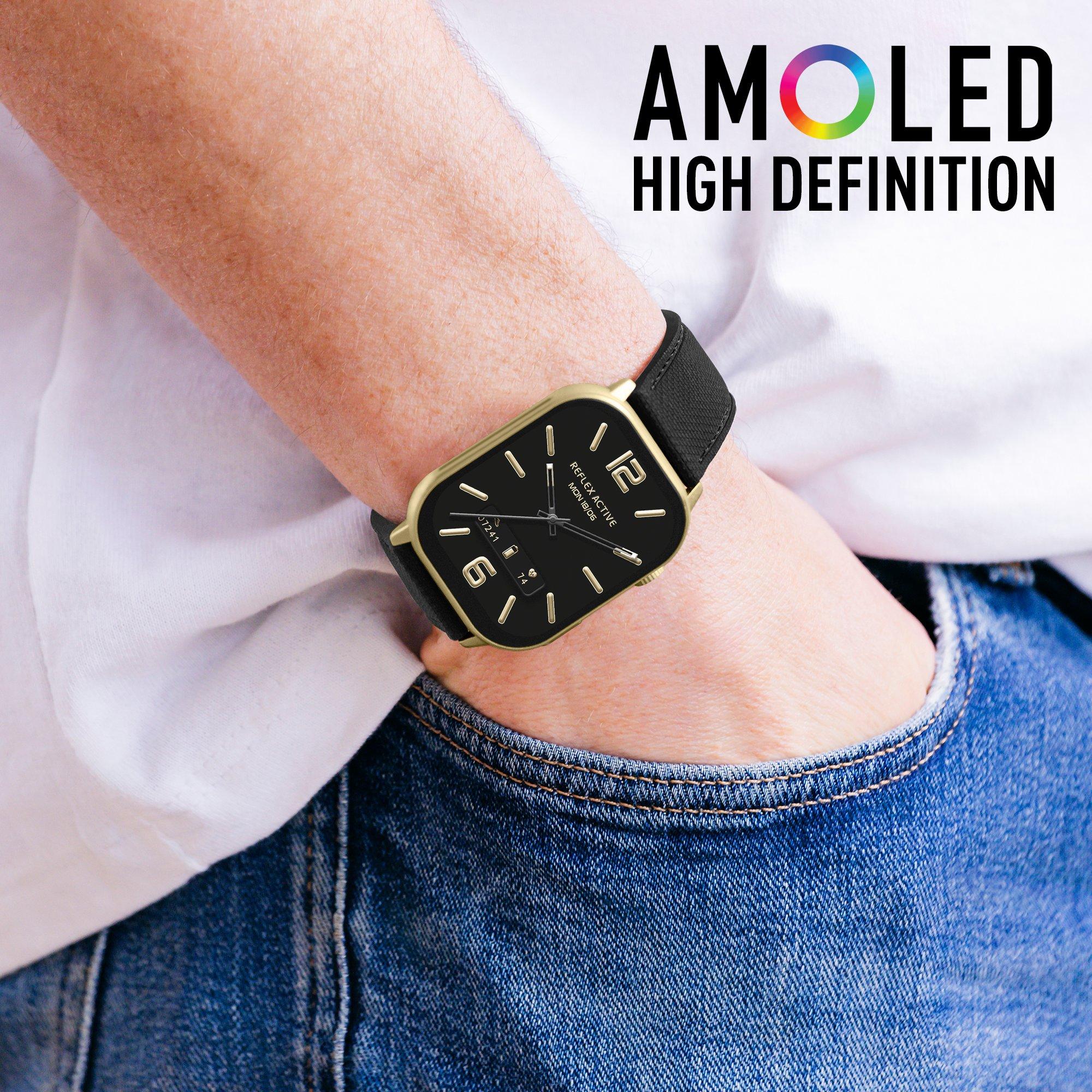 Black - Reflex Active - Reflex Active Series 29 Amoled Smart Calling Watch - 2